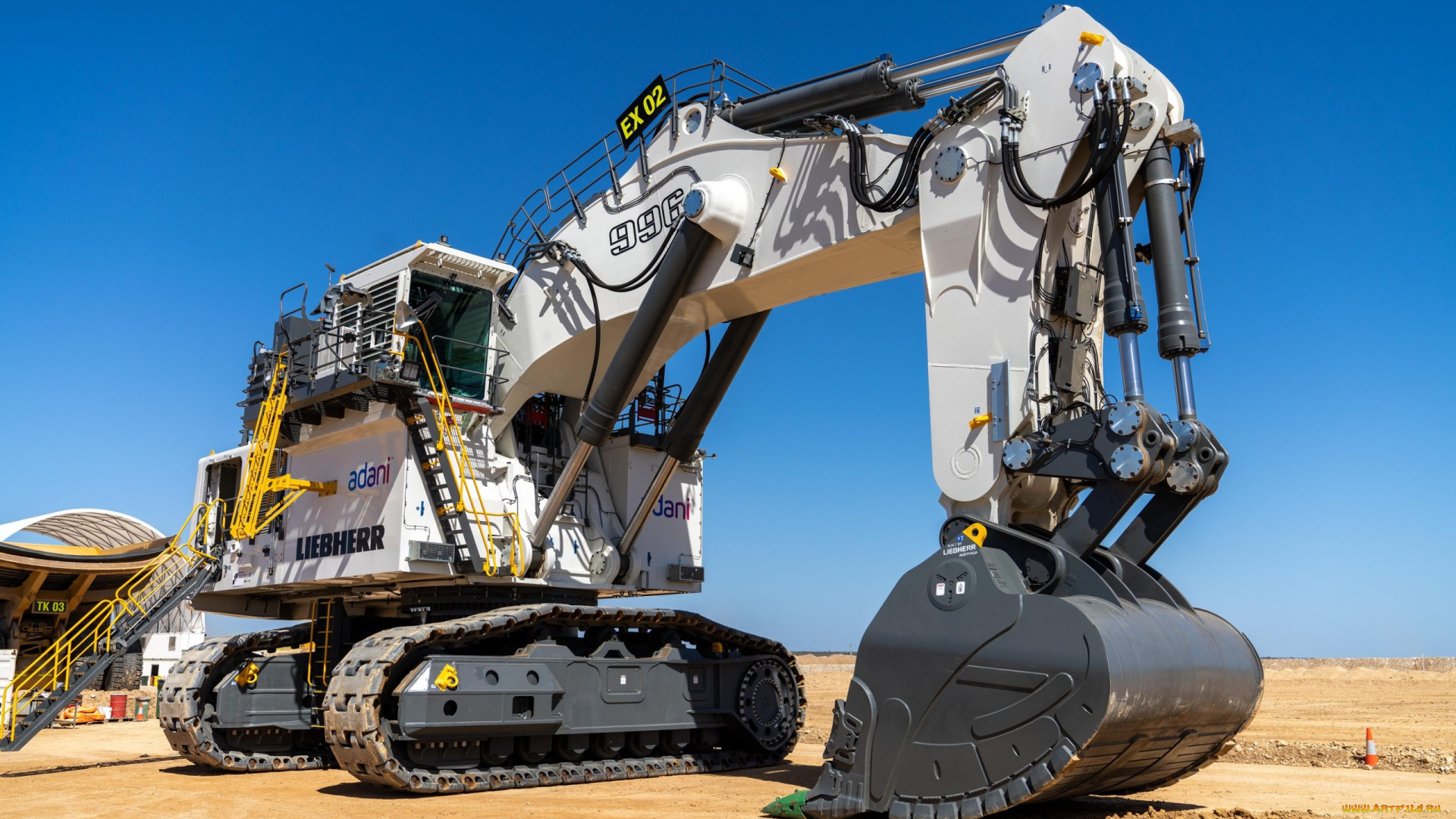 техника, экскаваторы, liebherr