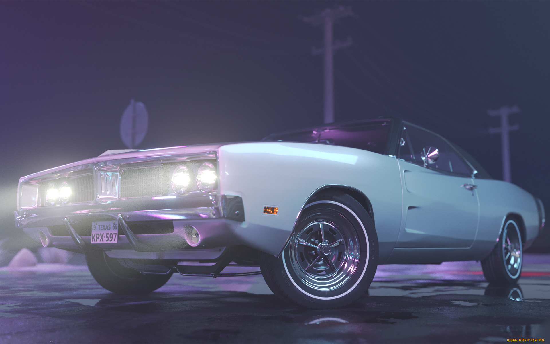 автомобили, 3д, dodge