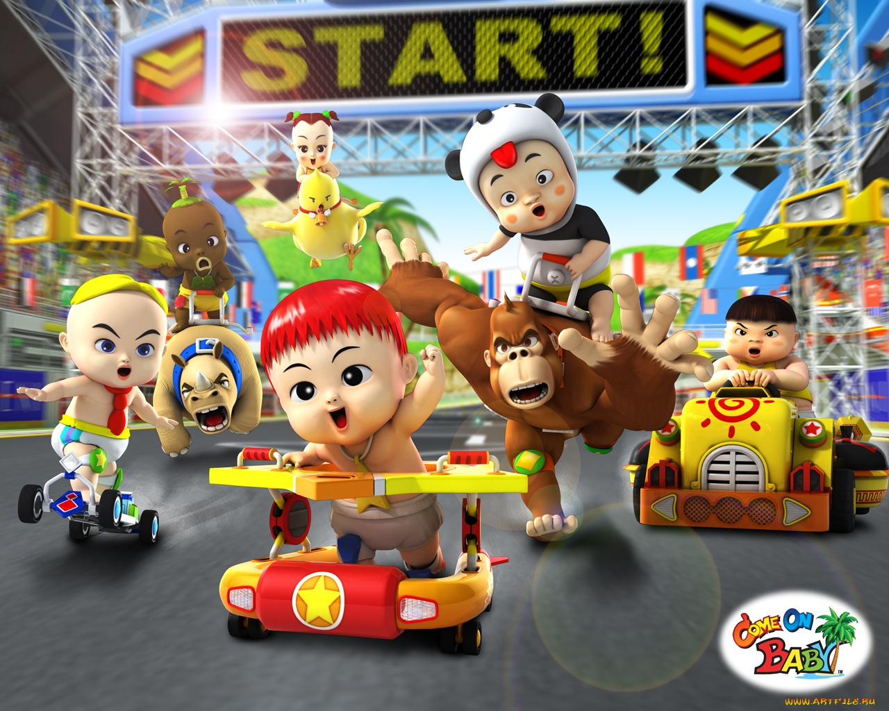 мультфильмы, come, on, babe