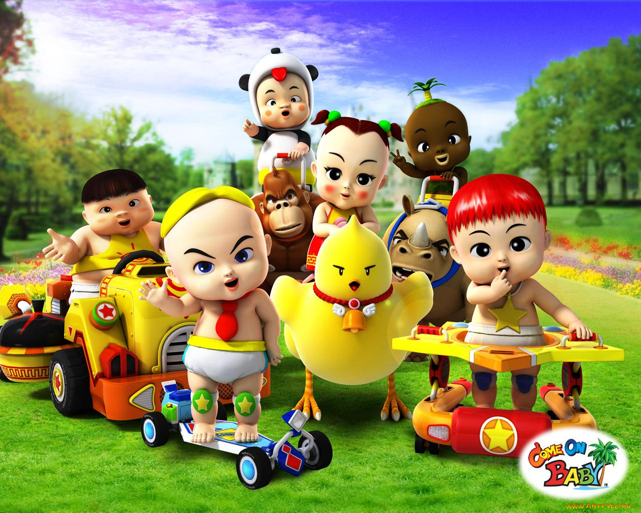 мультфильмы, come, on, babe