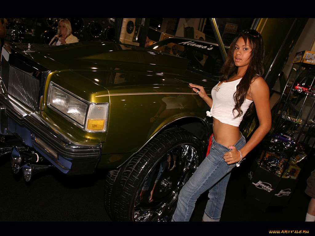 автомобили, авто, девушками