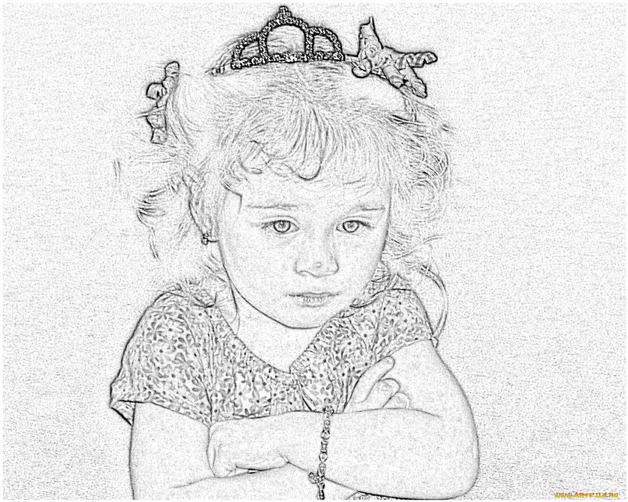 рисованные, дети