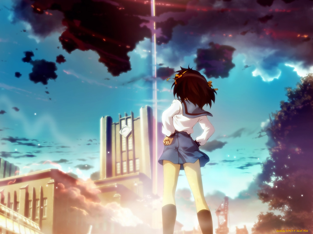 аниме, the, melancholy, of, haruhi, suzumiya