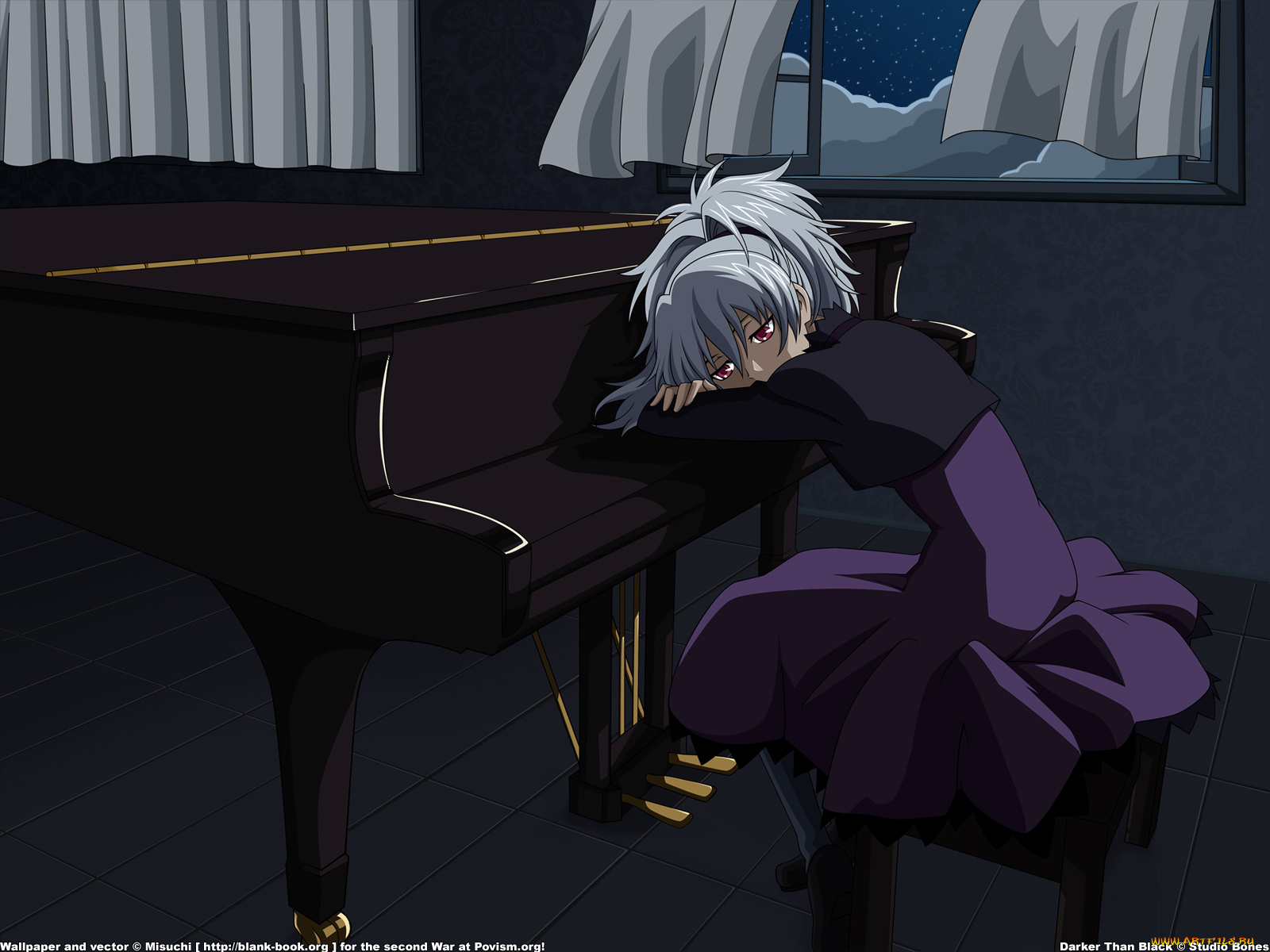 аниме, darker, than, black