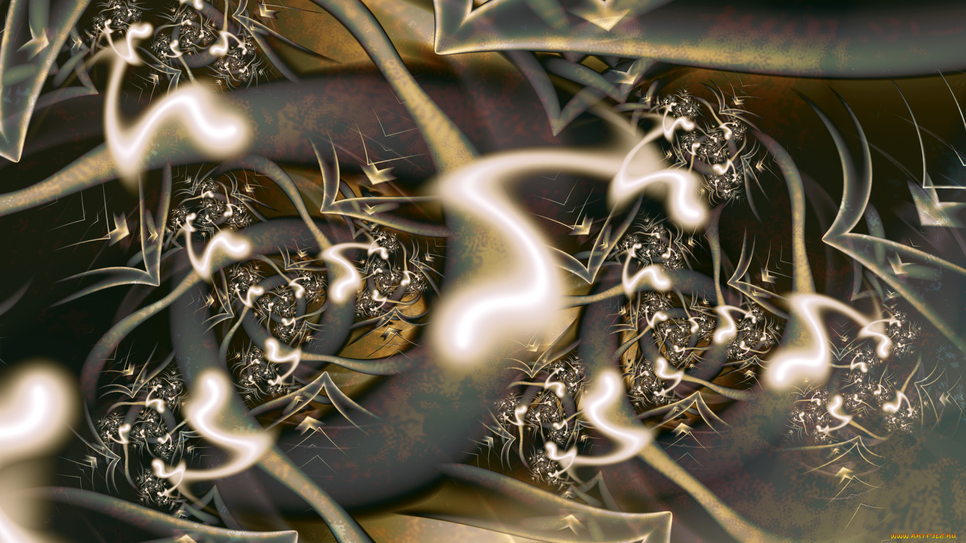 3д, графика, fractal, фракталы