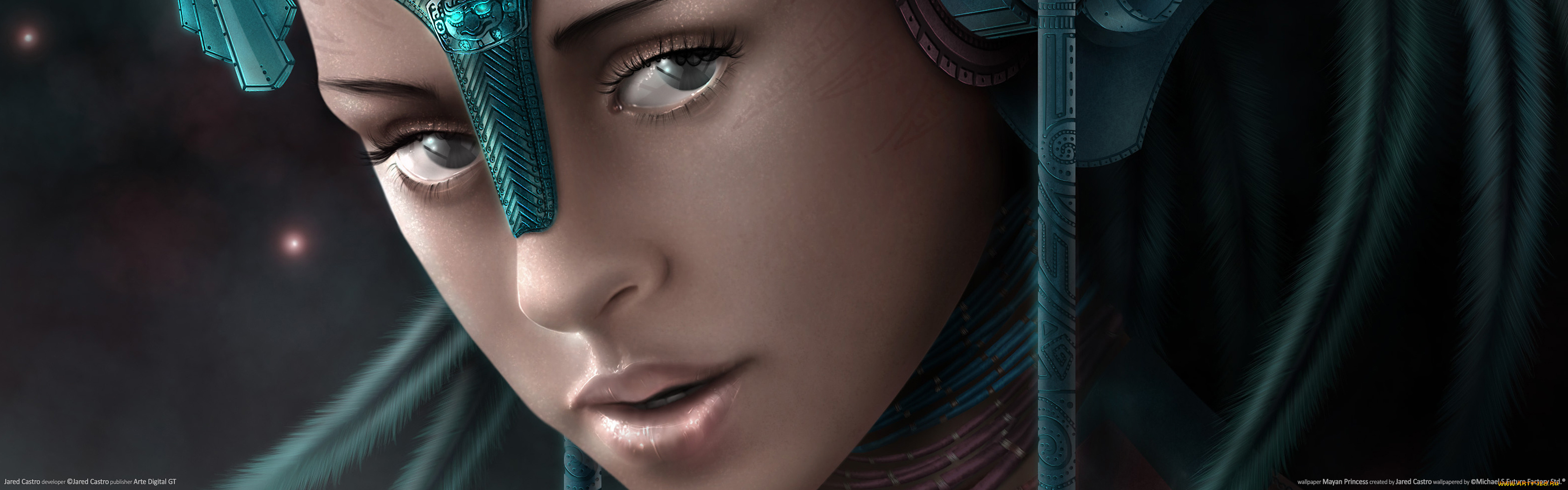 mayan, princess, by, jared, castro, фэнтези, девушки