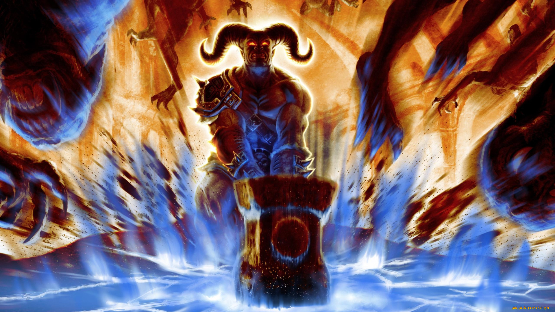 ruin, видео, игры, демон