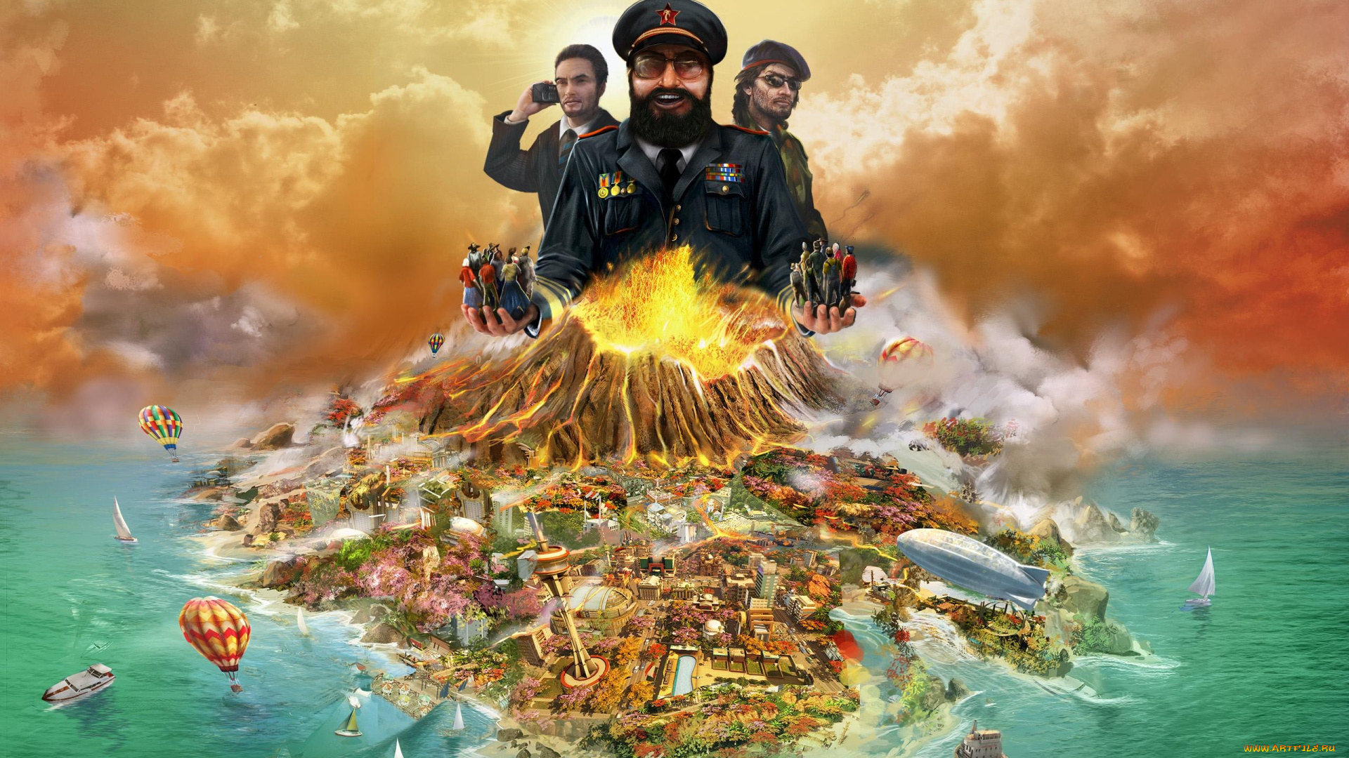 tropico, видео, игры, вулкан