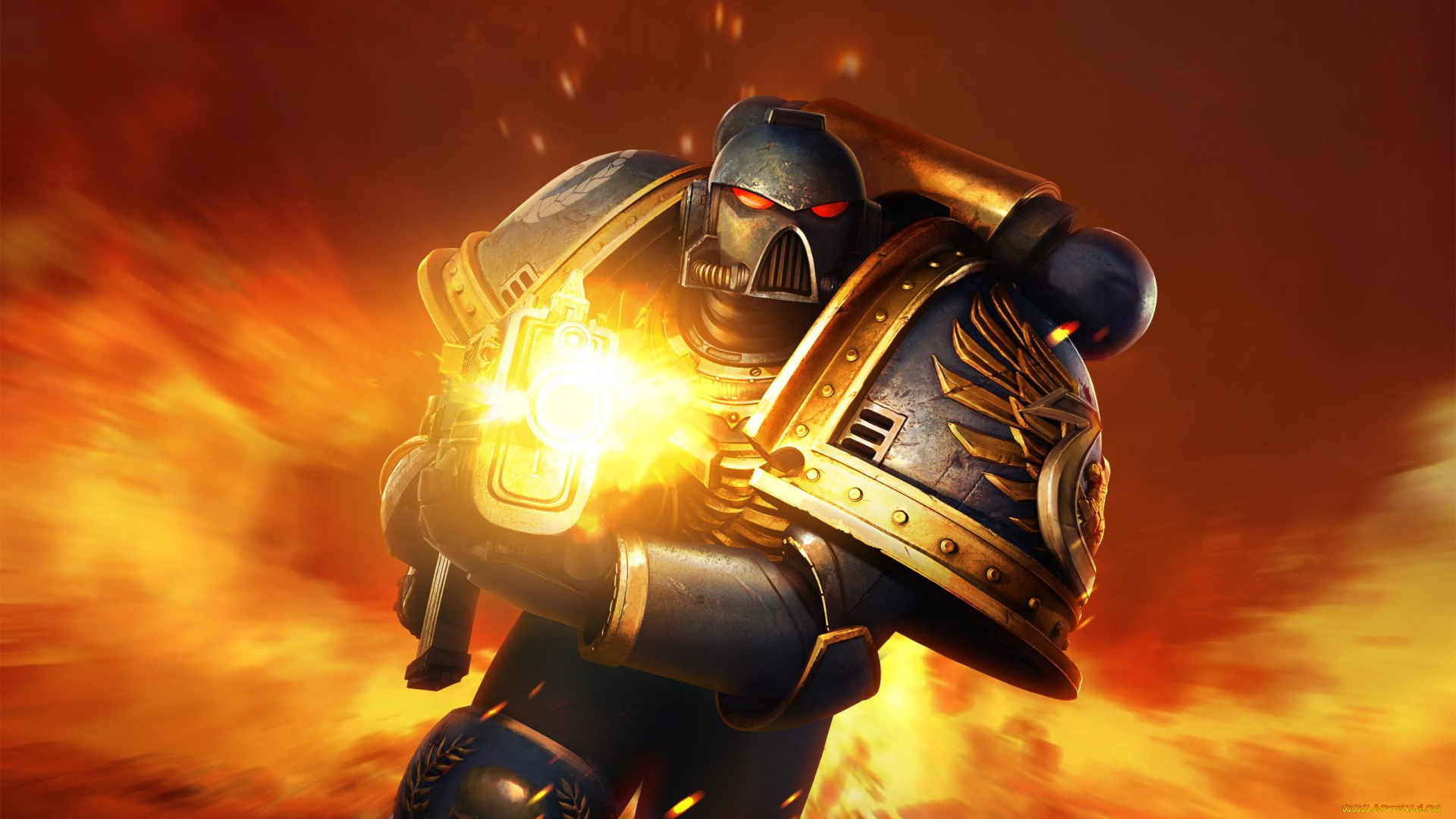 warhammer, 40000, space, marine, видео, игры, 40, 000, космодесантник, капитан, тит