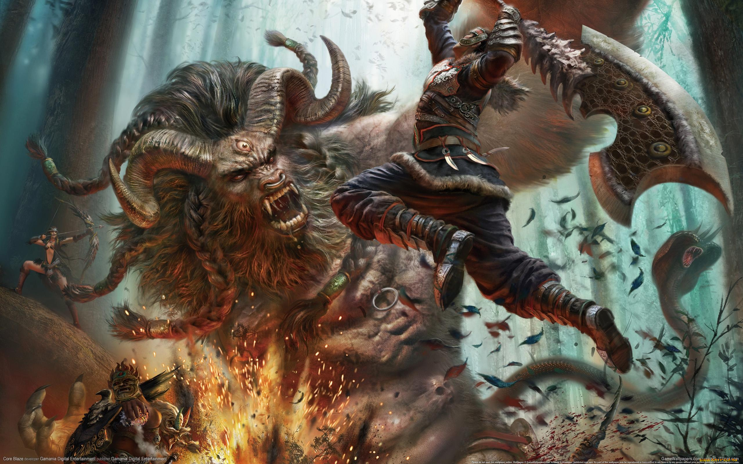 core, blaze, видео, игры, монстр