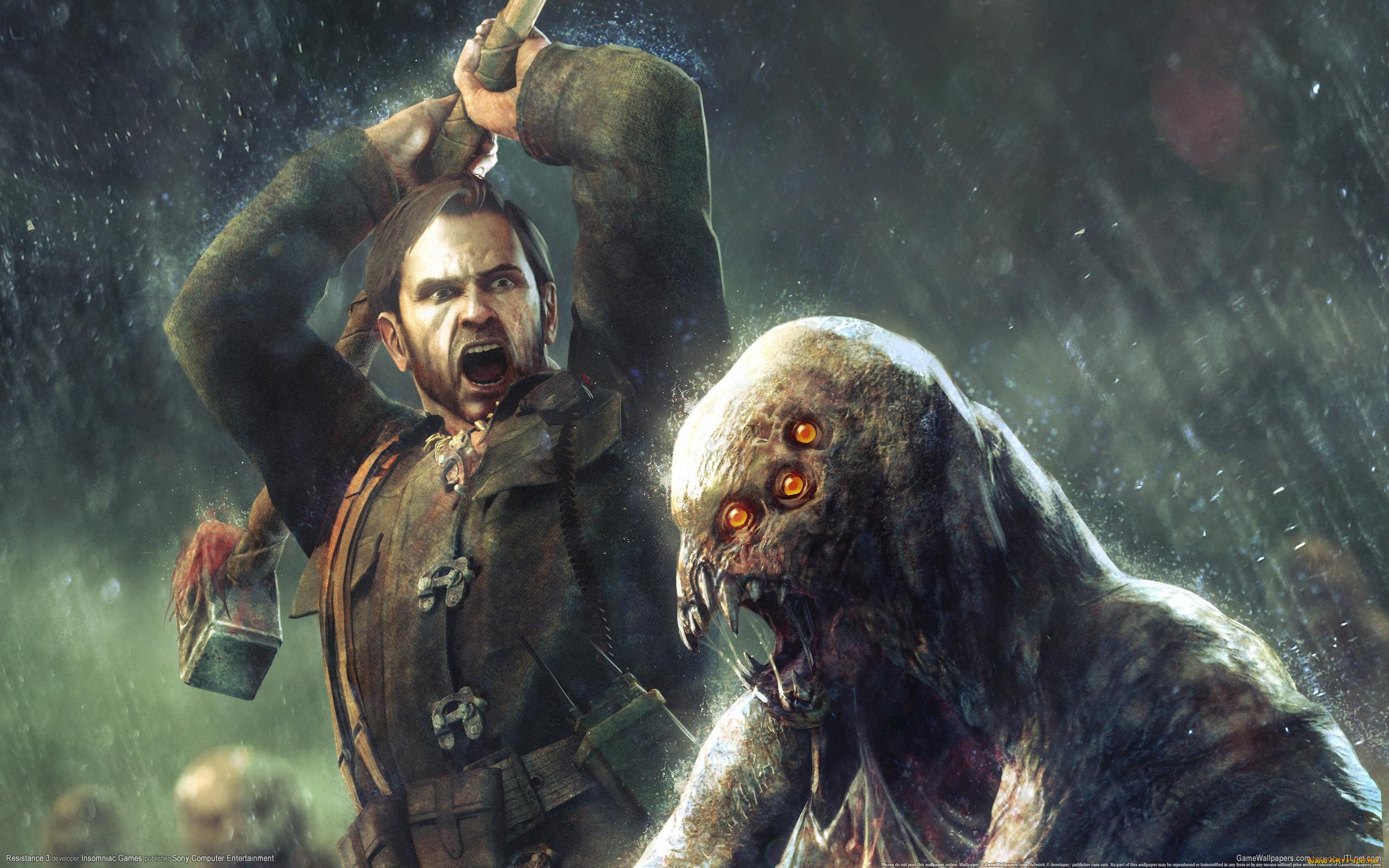 resistance, видео, игры, монстр