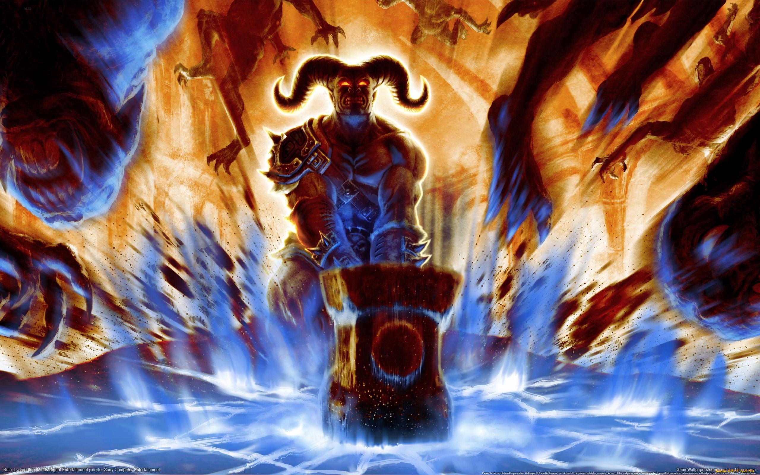 ruin, видео, игры, демон