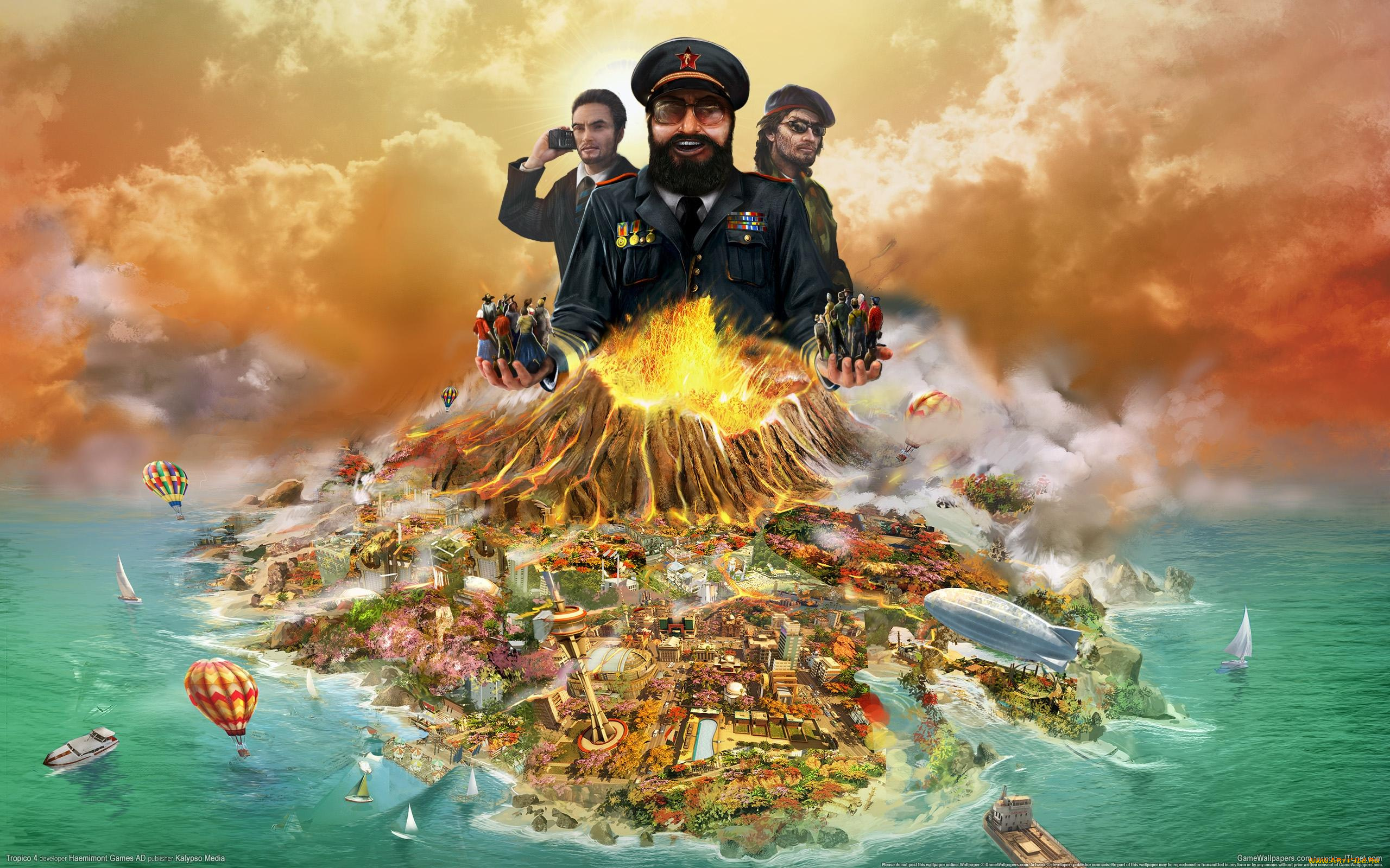 tropico, видео, игры, вулкан