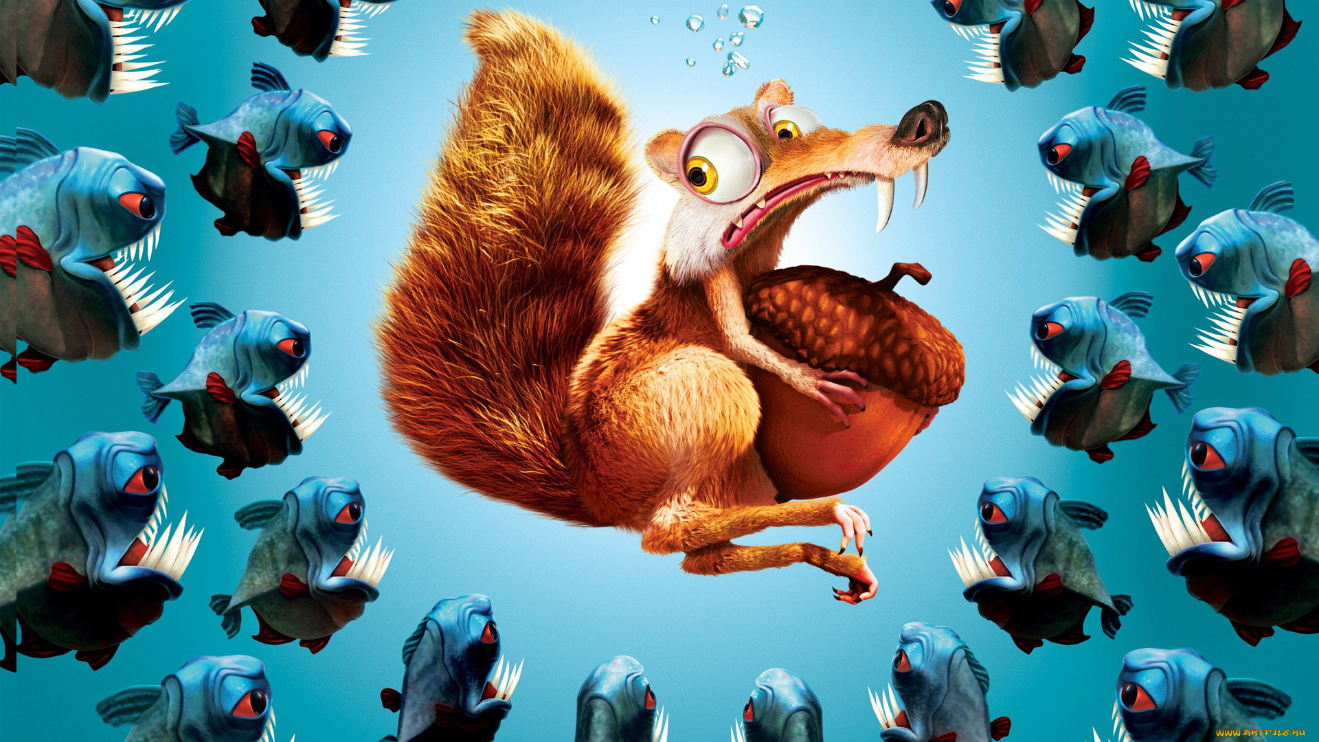 ледниковый, период, мультфильмы, ice, age, the, meltdown, scrat, белка