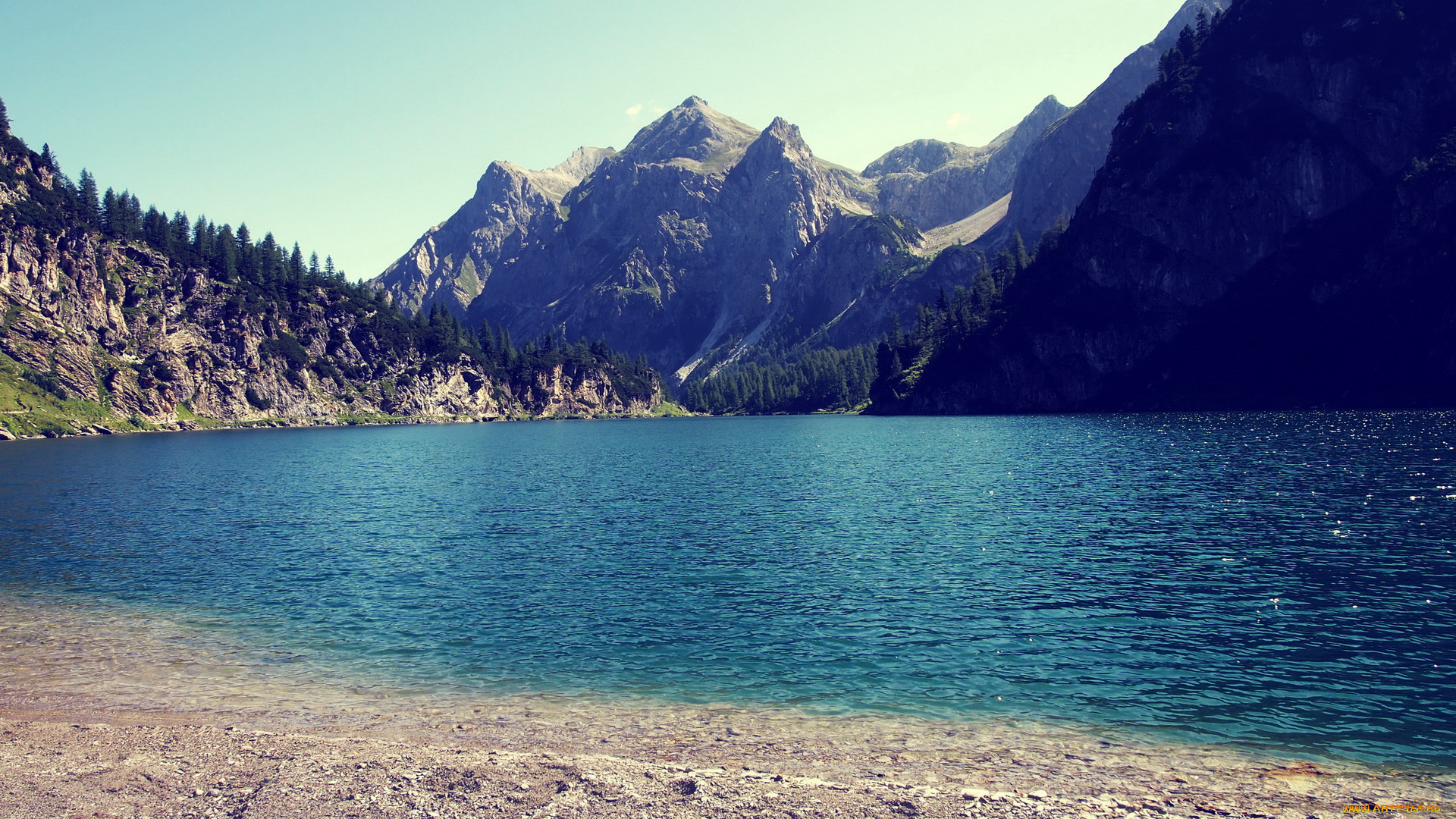 природа, реки, озера, горы, озеро, небо