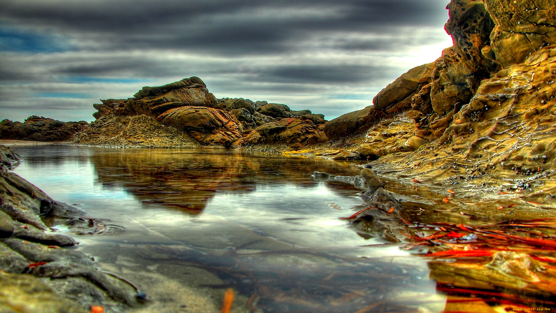 природа, реки, озера, камни, озеро, горы