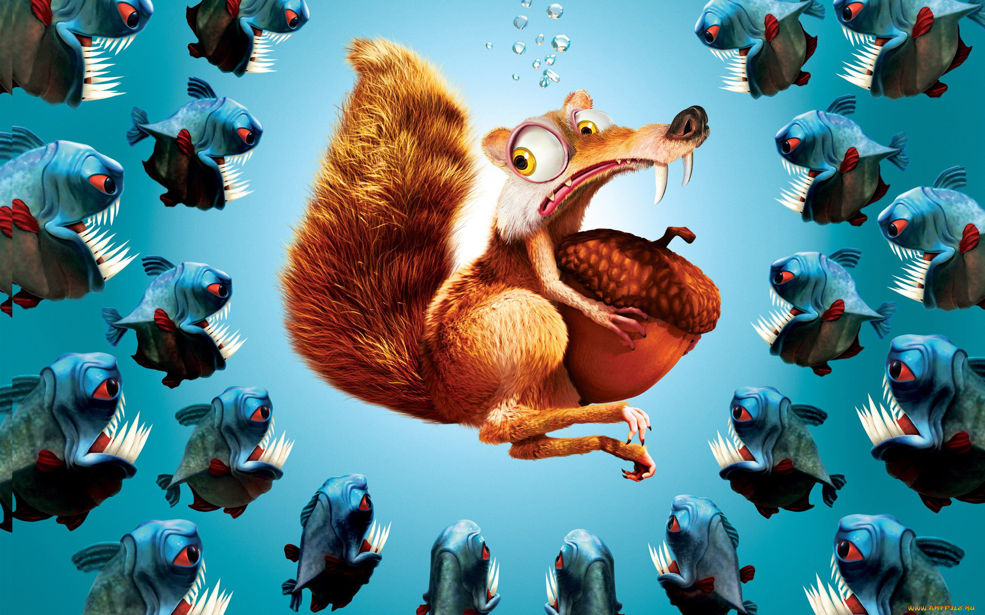 ледниковый, период, мультфильмы, ice, age, the, meltdown, scrat, белка