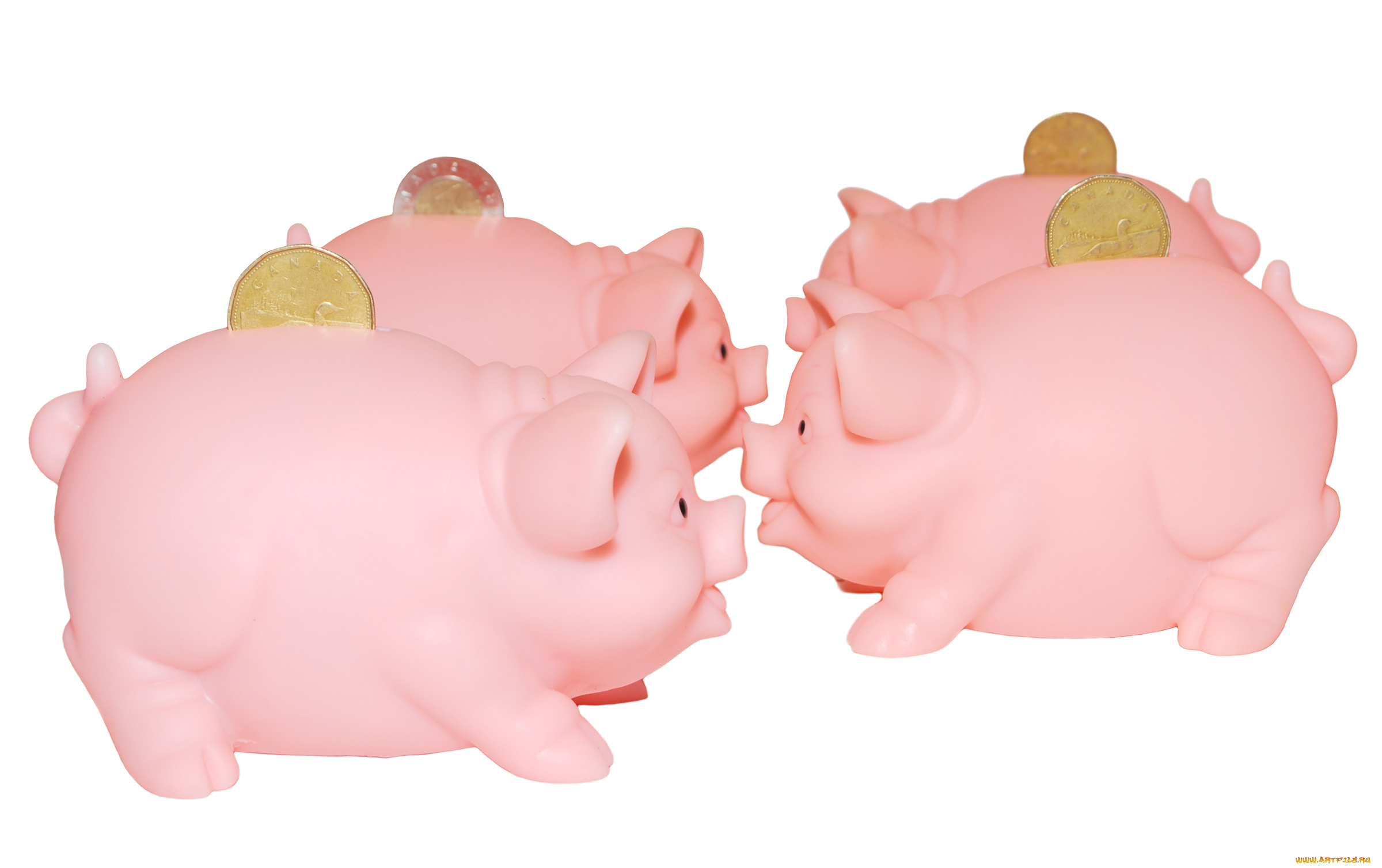 разное, золото, купюры, монеты, копилки