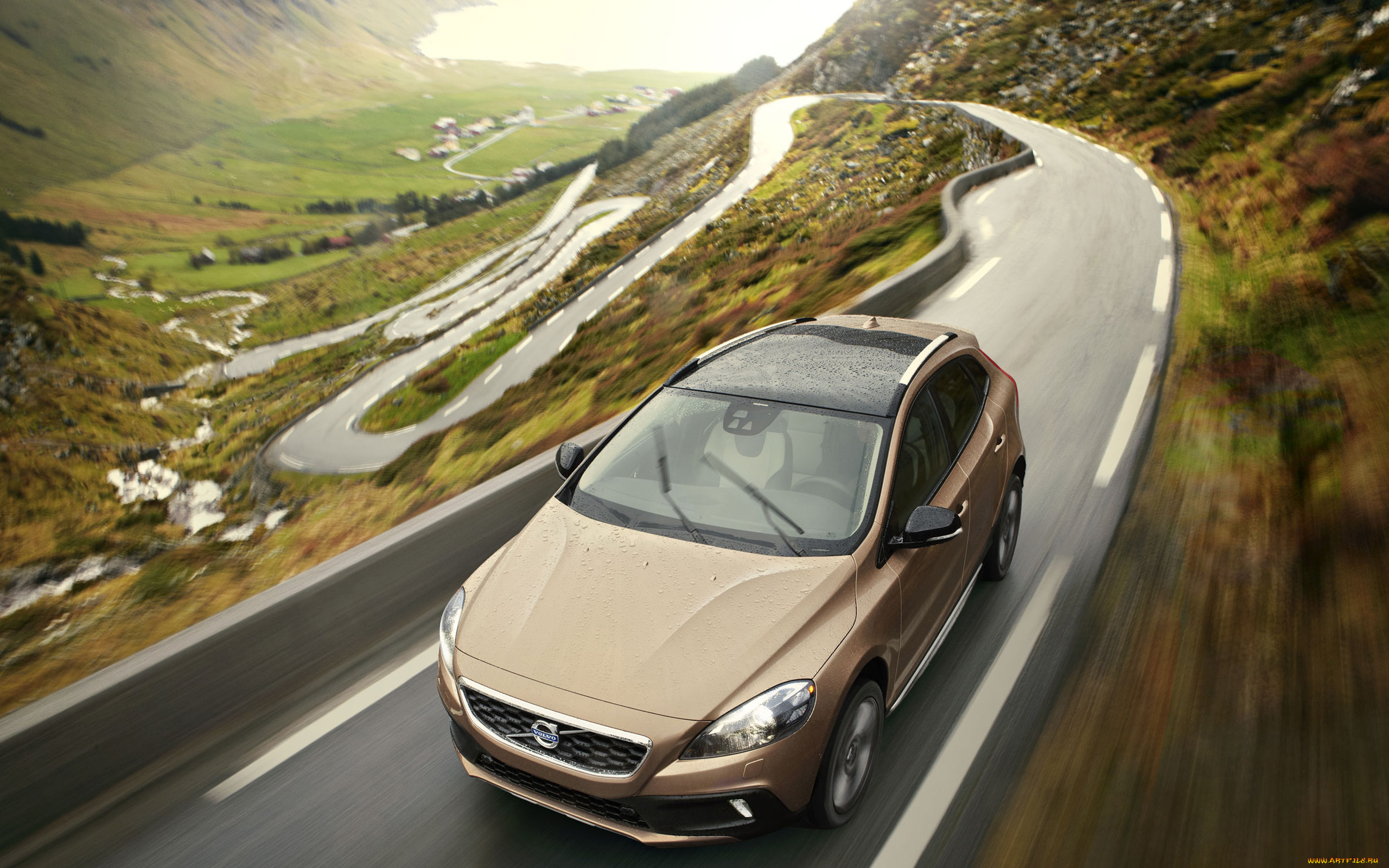 автомобили, volvo, v40, cross