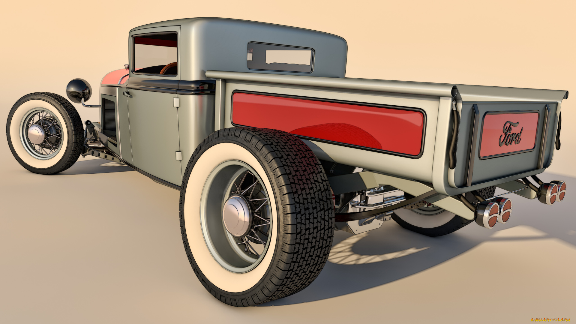 автомобили, 3д, ford, 1930