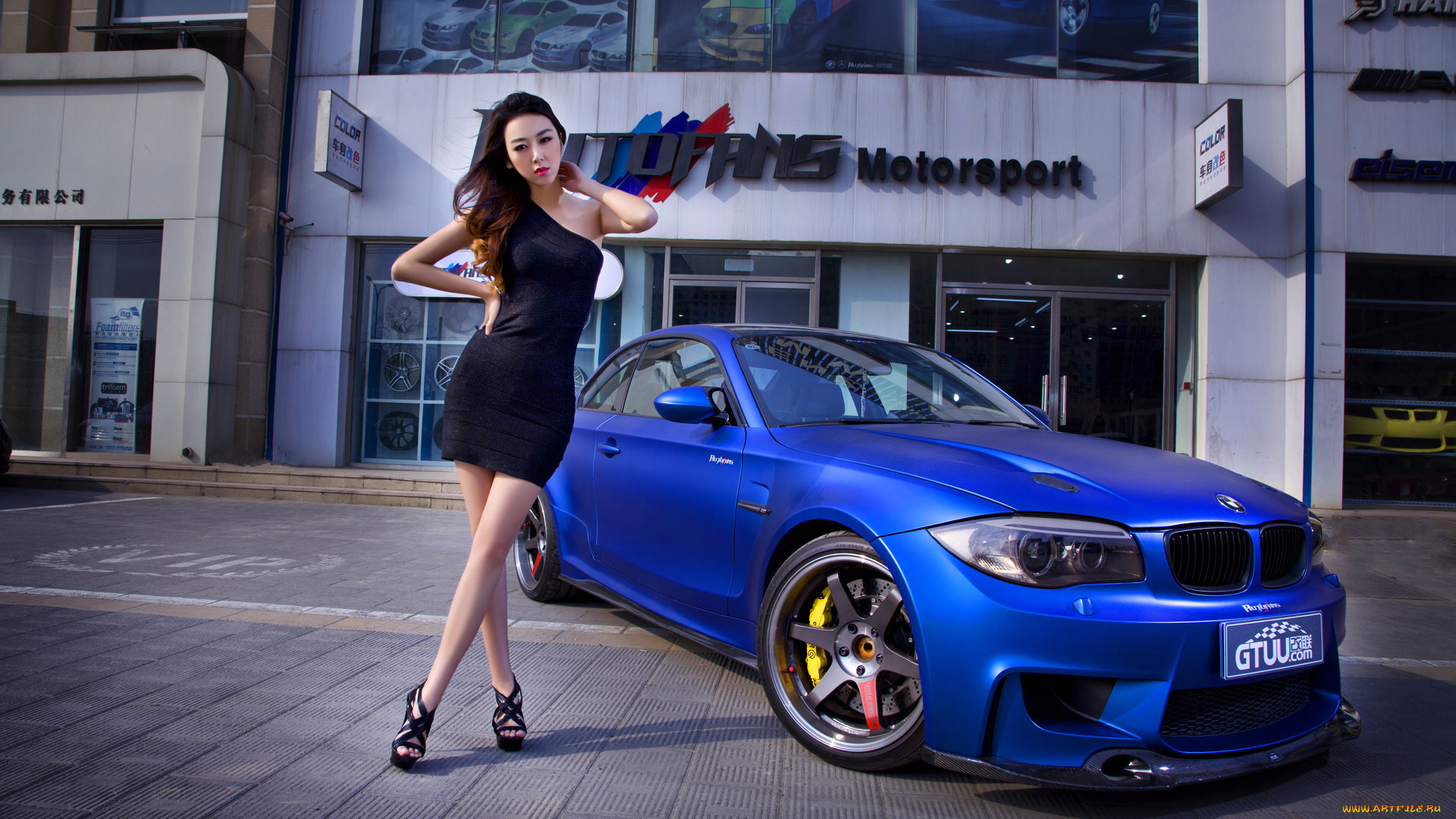 автомобили, авто, девушками, азиатка, автомобиль, девушка