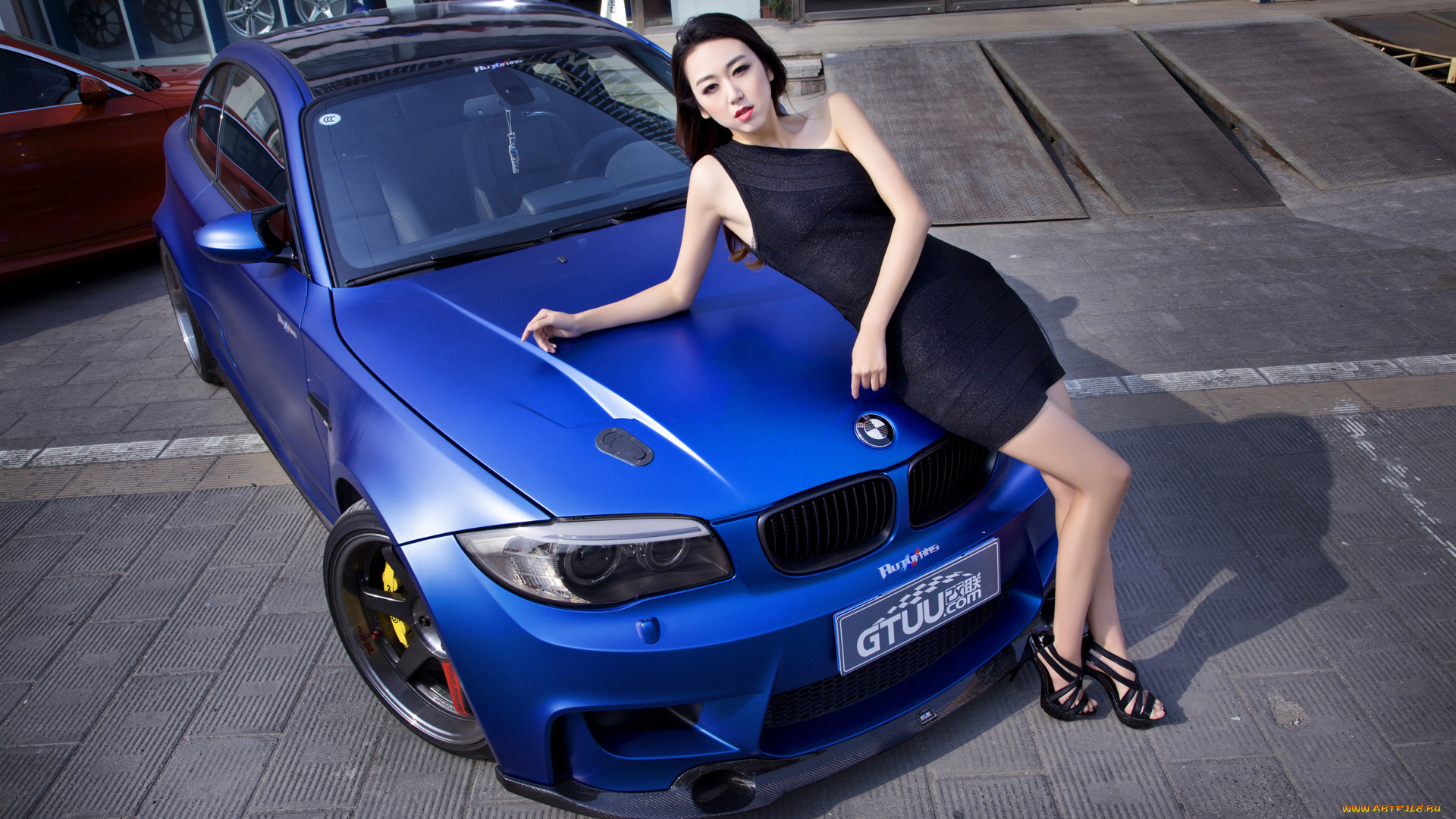 автомобили, авто, девушками, азиатка, девушка, автомобиль