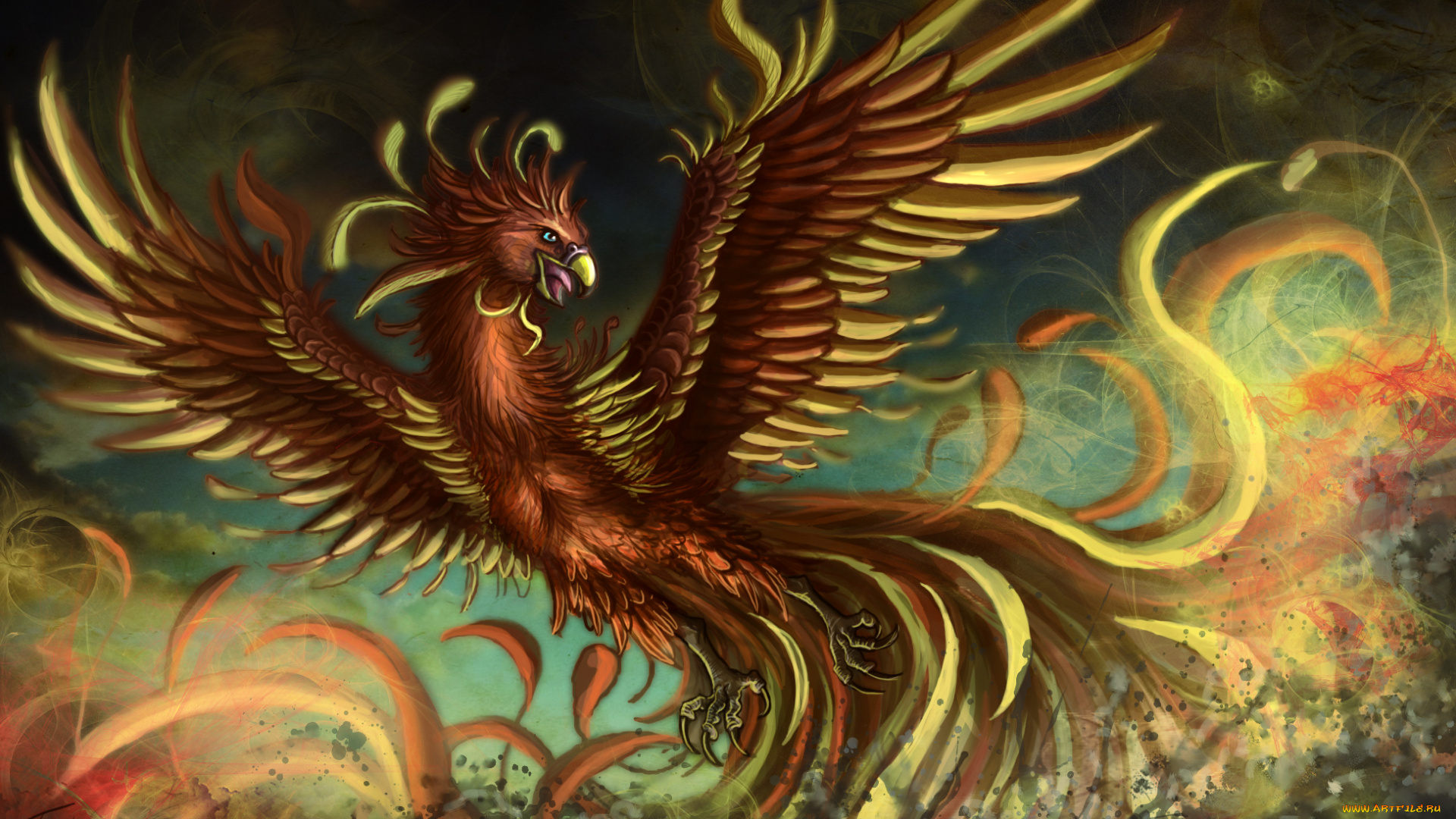 фэнтези, существа, птица