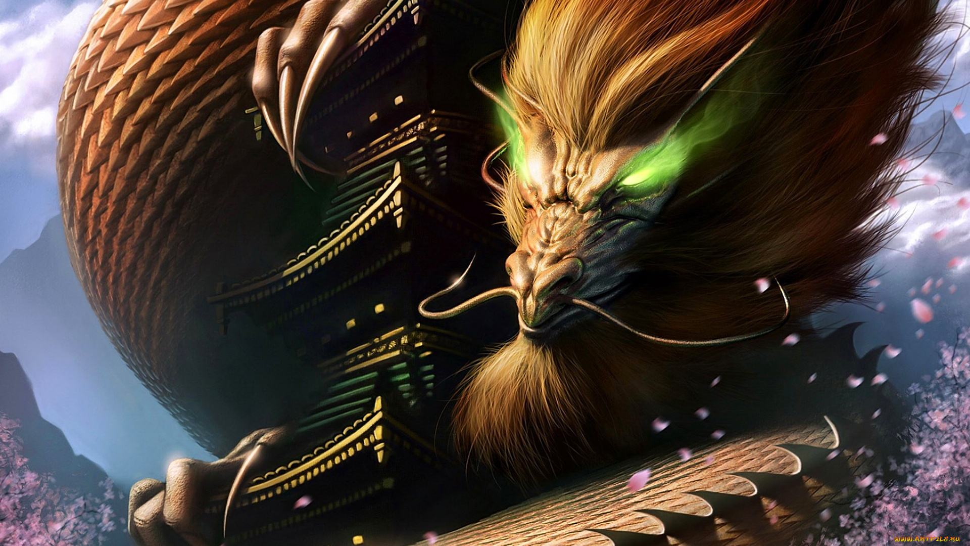 фэнтези, существа, усы, когти