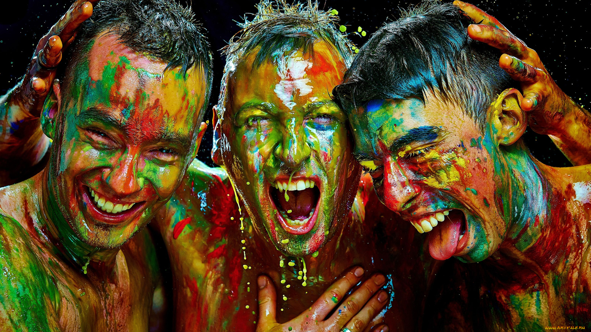 мужчины, unsort, парни, настроение, краска