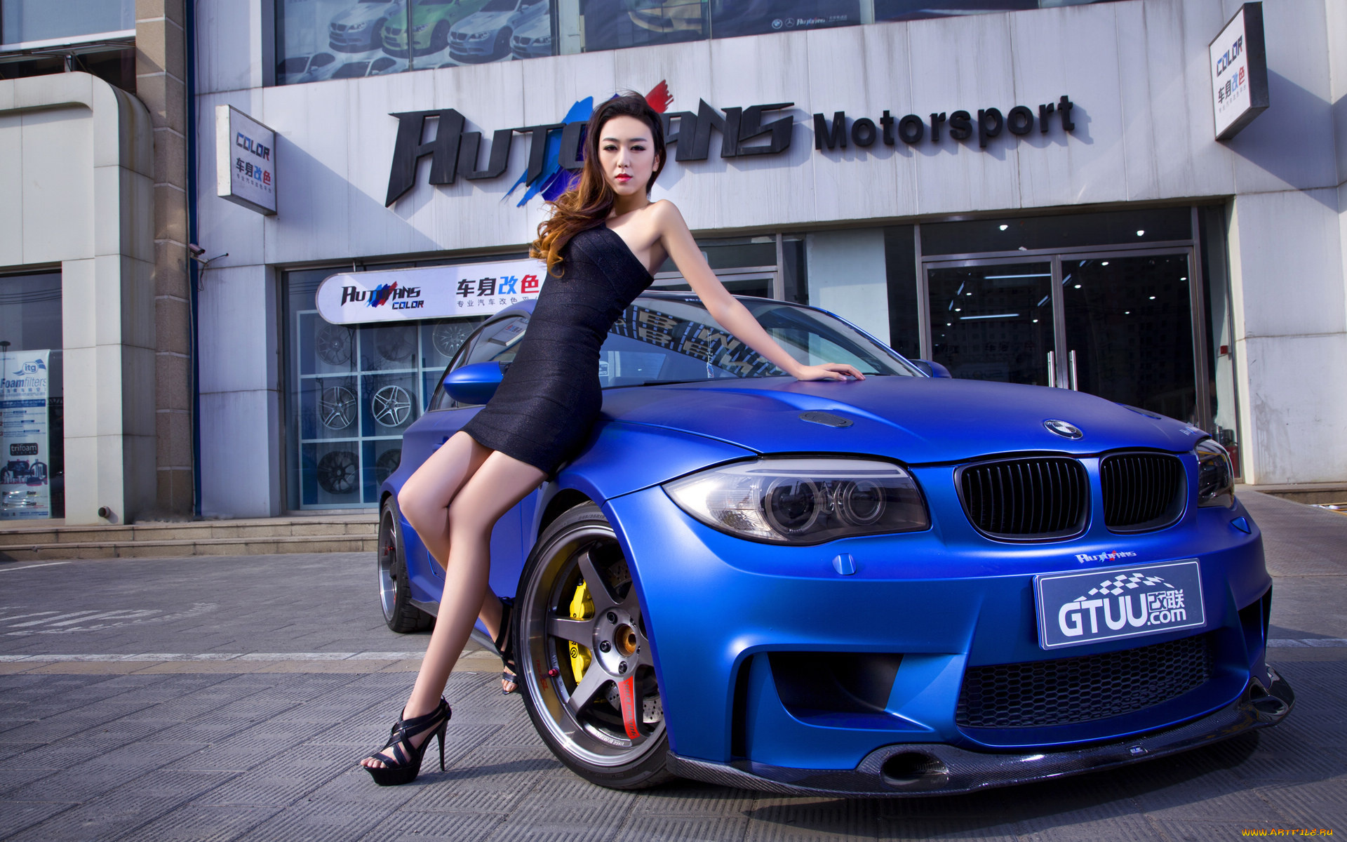 автомобили, авто, девушками, азиатка, автомобиль, девушка