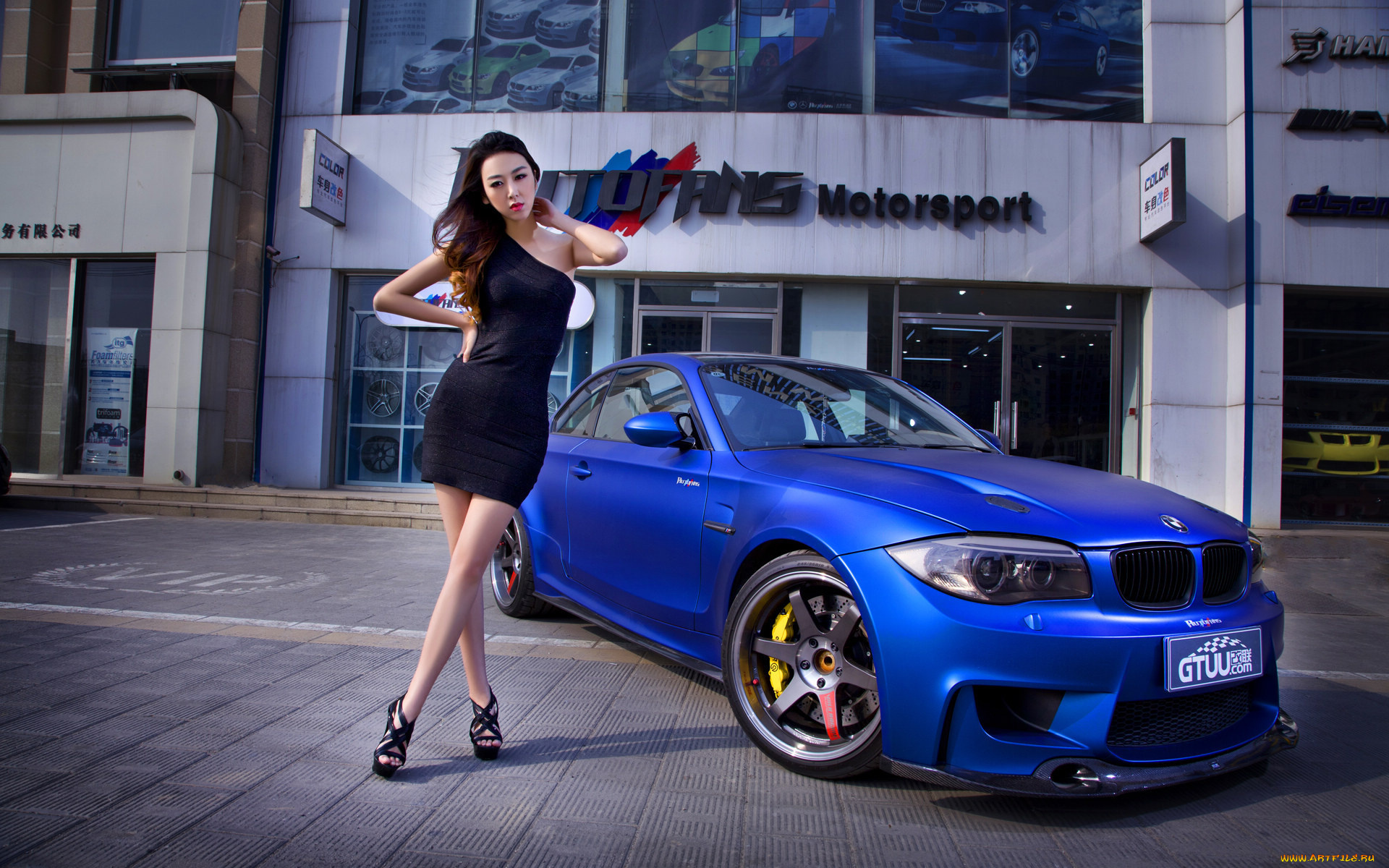 автомобили, авто, девушками, азиатка, автомобиль, девушка