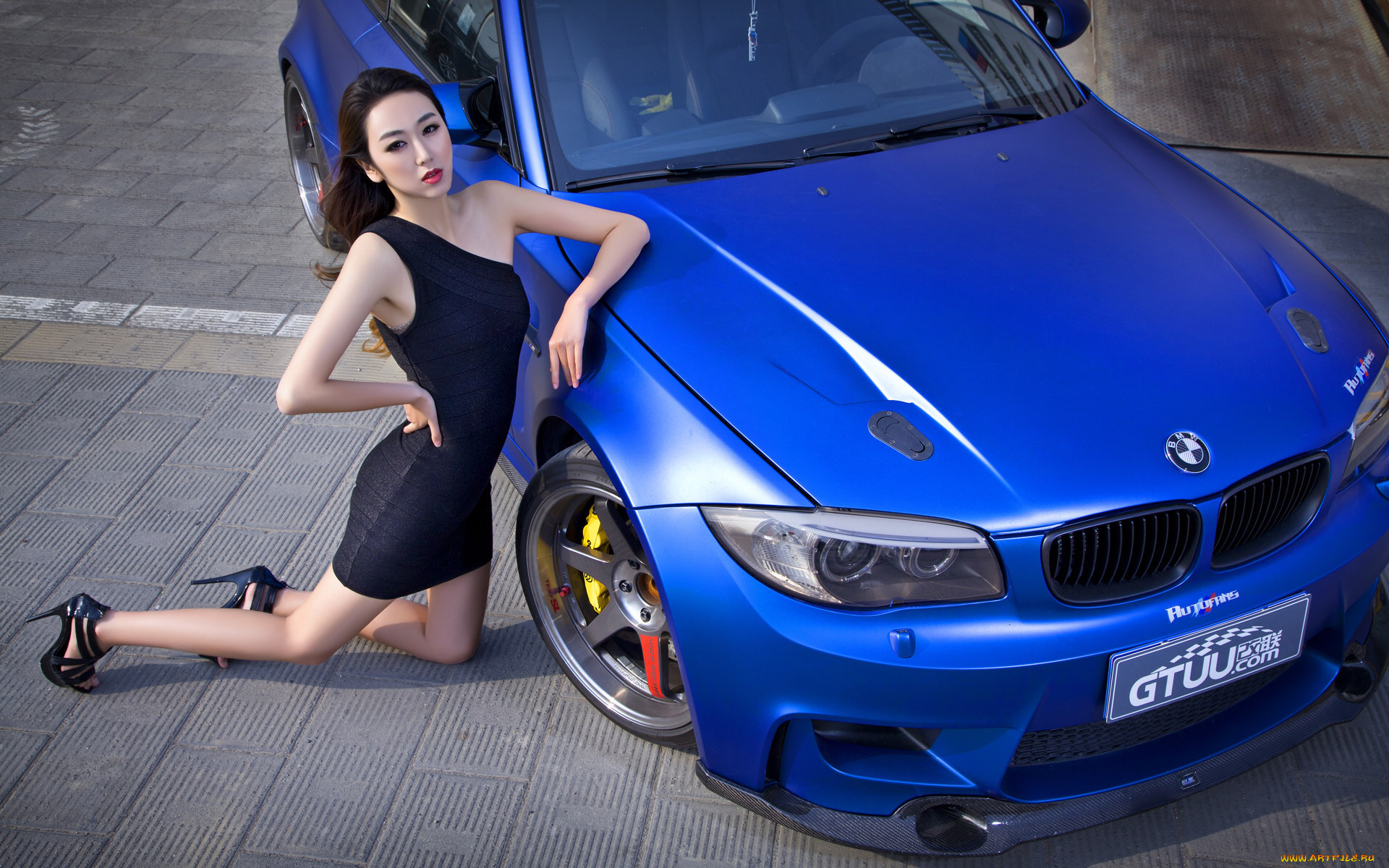 автомобили, авто, девушками, азиатка, автомобиль, девушка