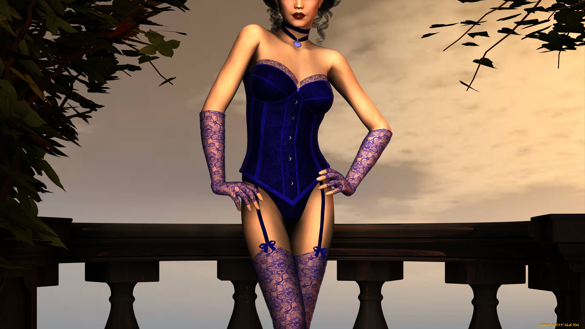 3д, графика, люди, , people, девушка, взгляд