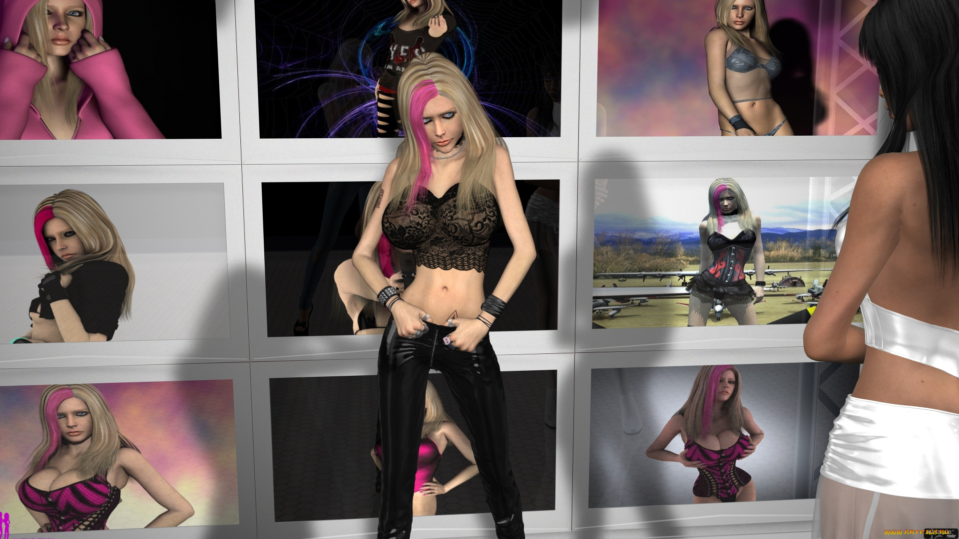 alex, 3д, графика, люди, , people, взгляд, девушка, картины, фон