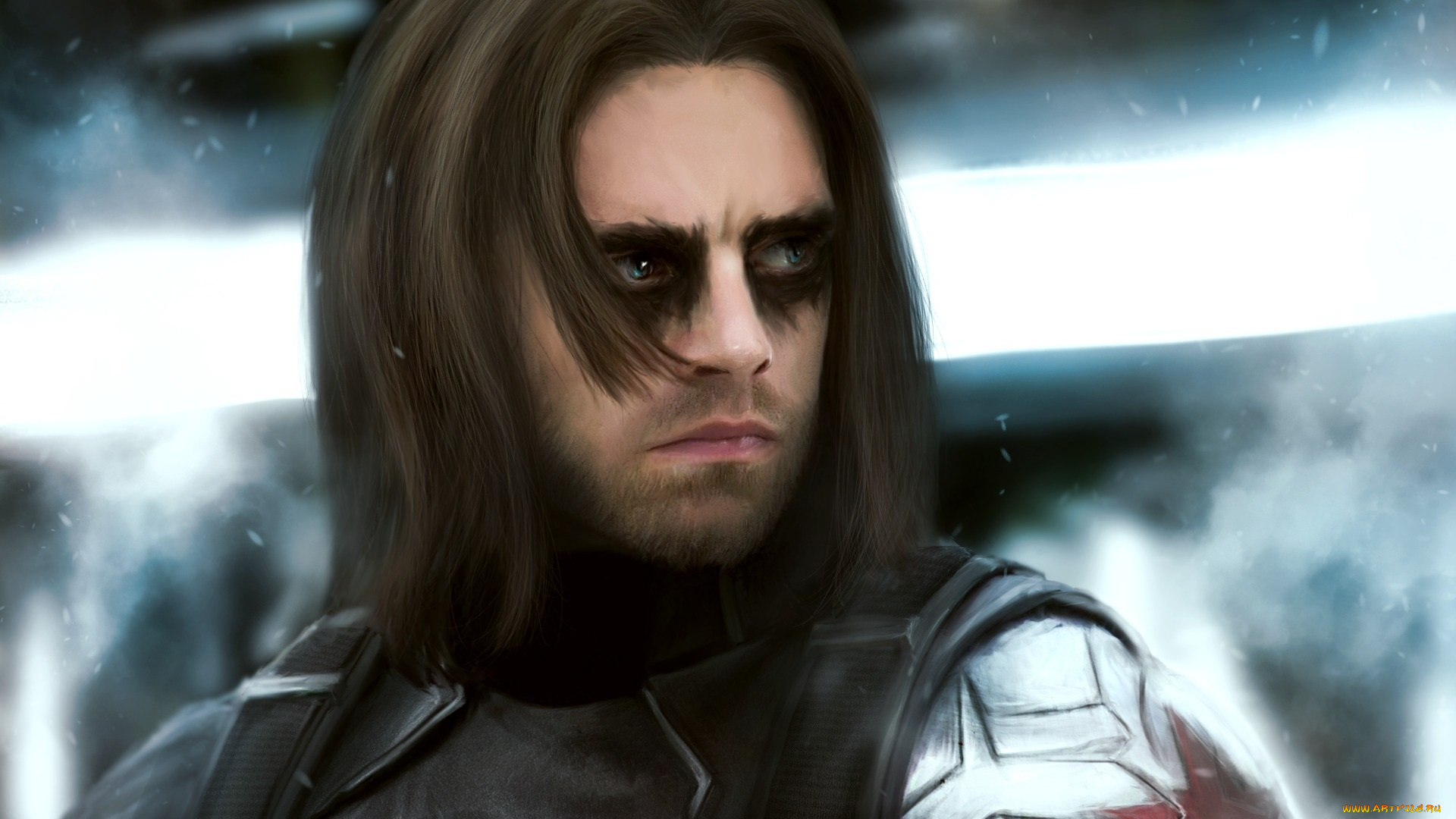 рисованное, кино, bucky, barnes, sebastian, stan, первый, мститель, другая, война, captain, america, the, winter, soldier