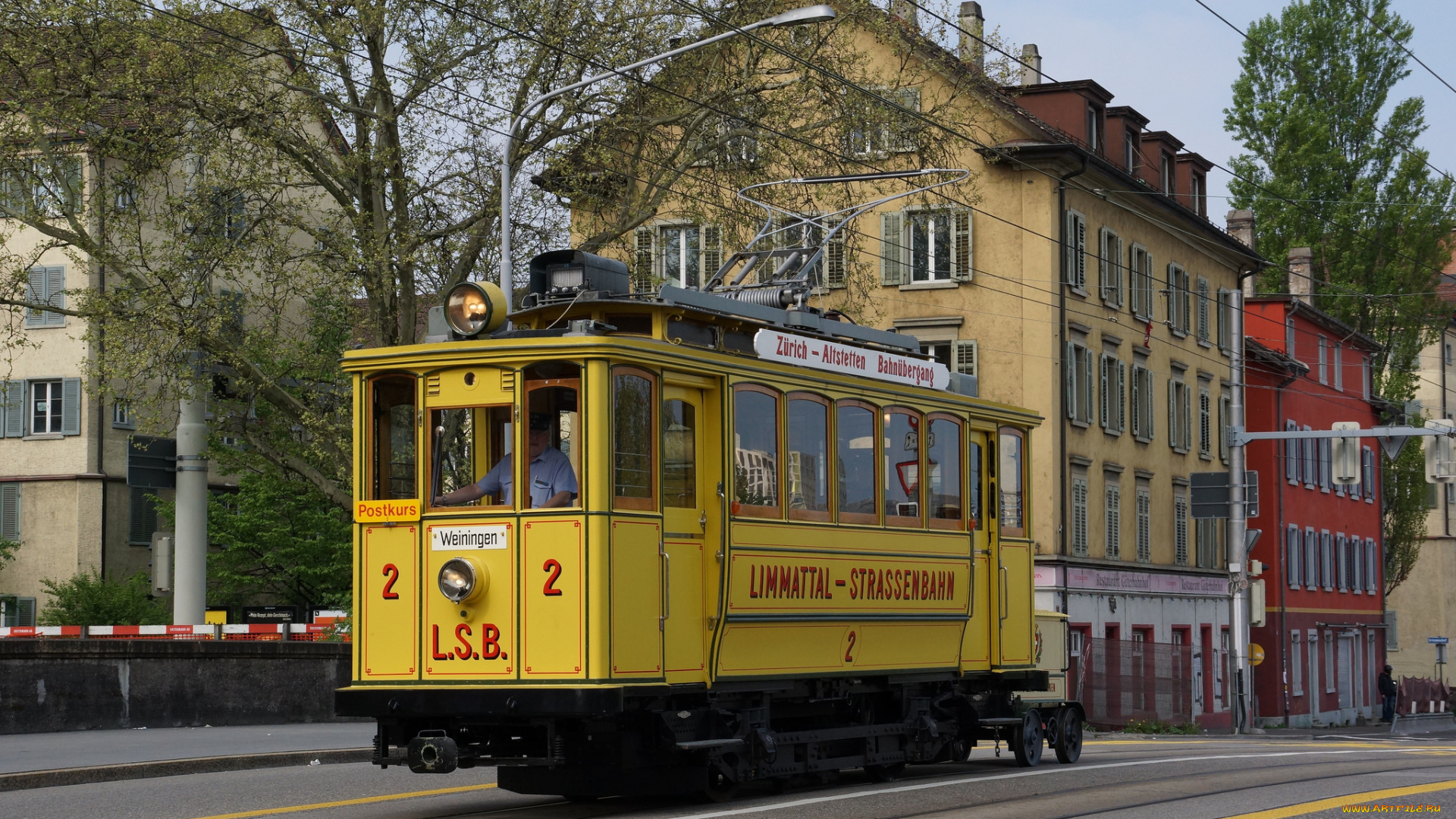 техника, трамваи, город, рельсы, трамвай