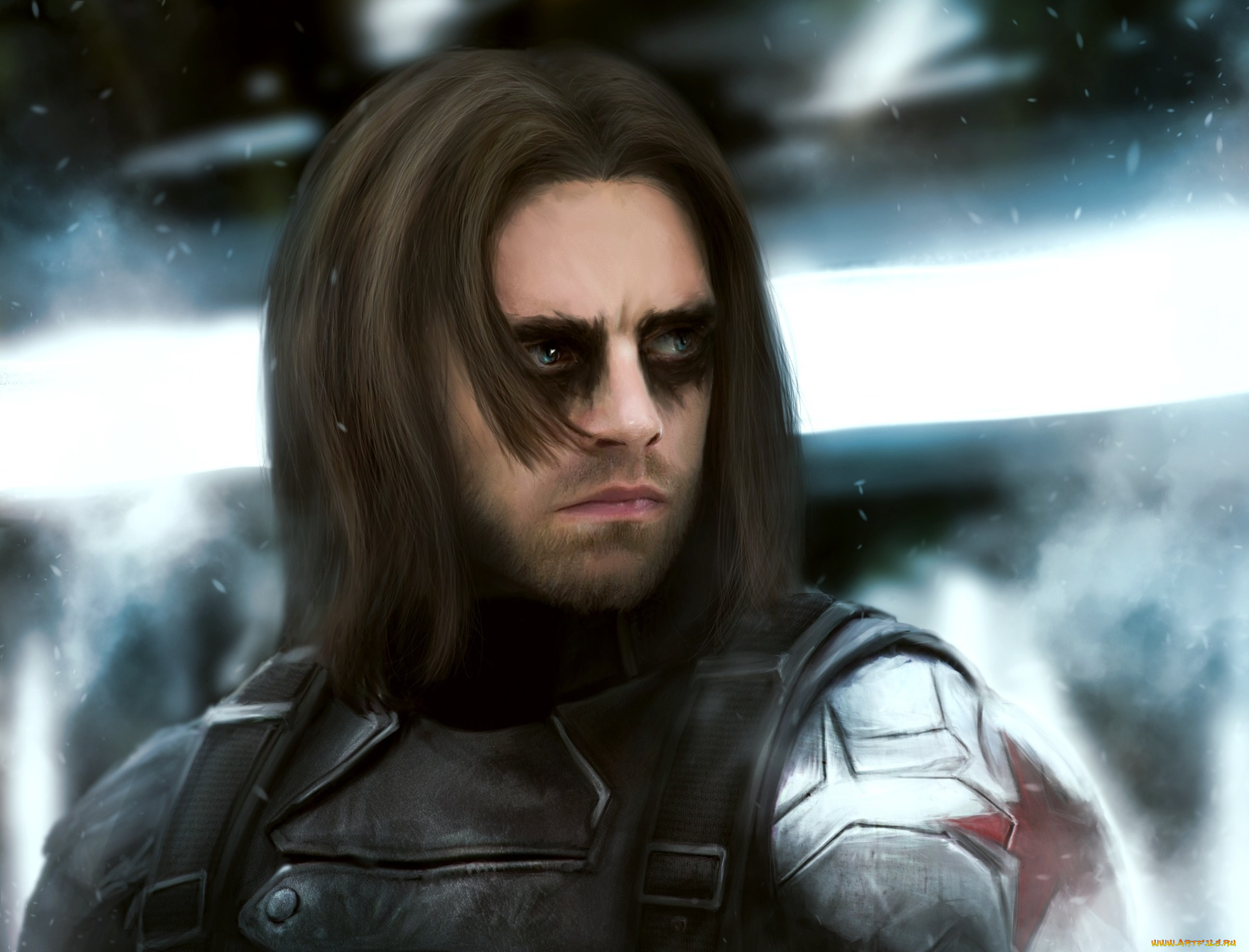 рисованное, кино, bucky, barnes, sebastian, stan, первый, мститель, другая, война, captain, america, the, winter, soldier