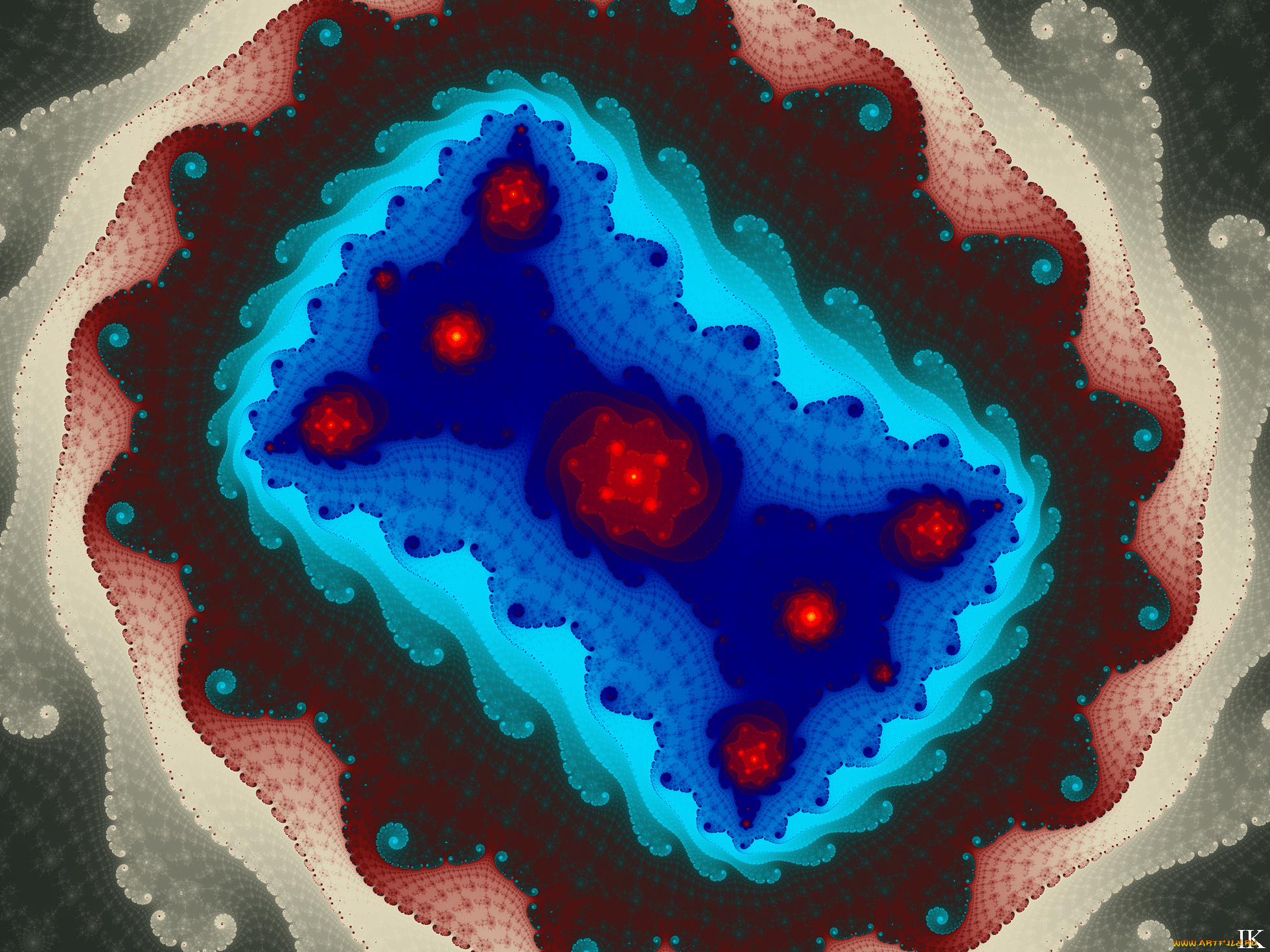 3д, графика, фракталы, , fractal, фон, узор, цвета