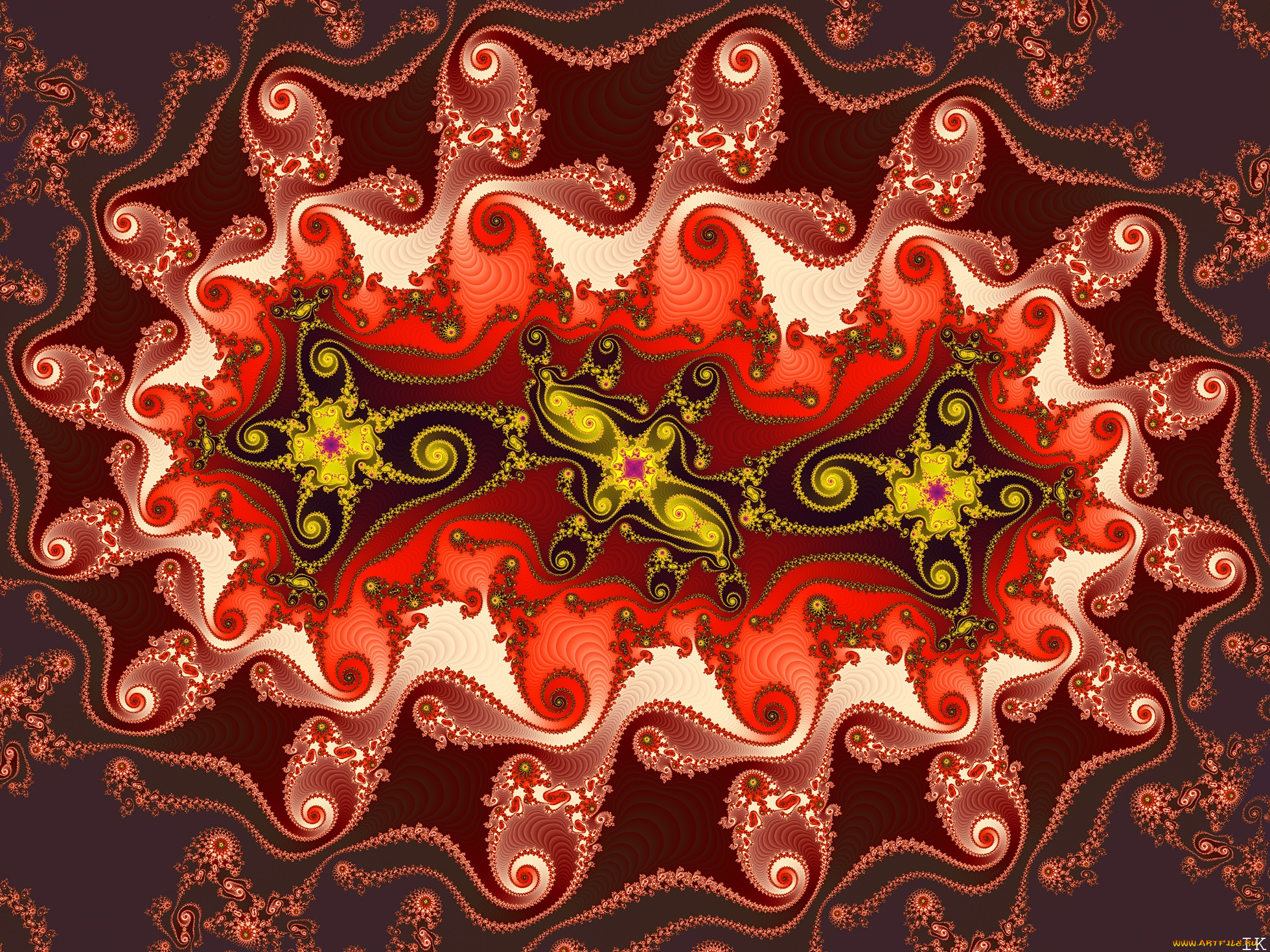 3д, графика, фракталы, , fractal, узор, фон, цвета