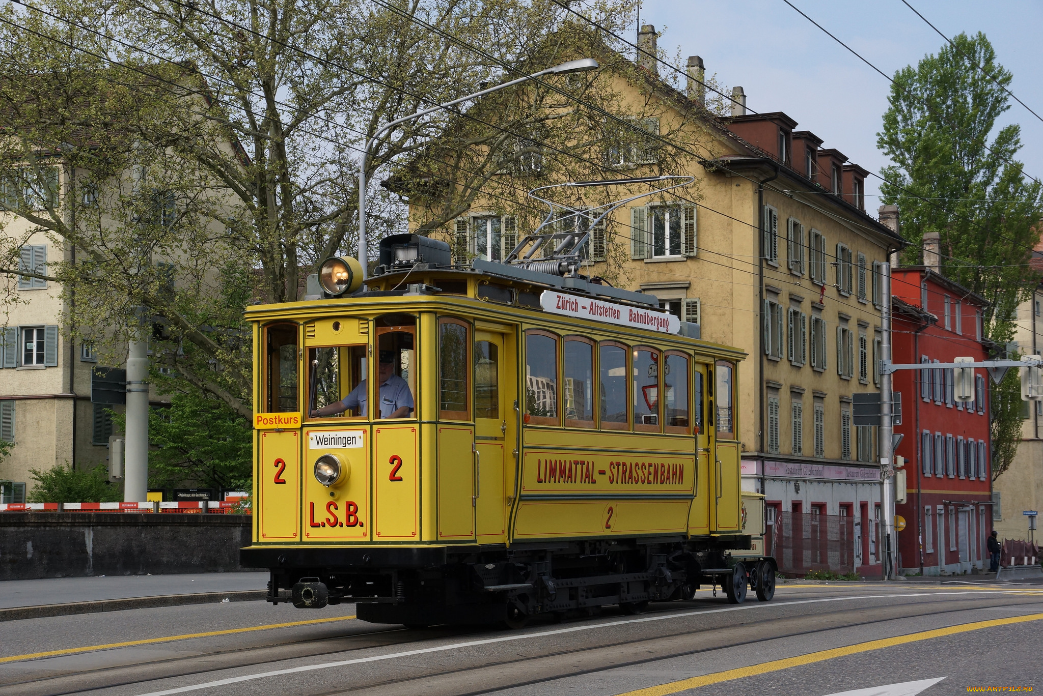 техника, трамваи, город, рельсы, трамвай