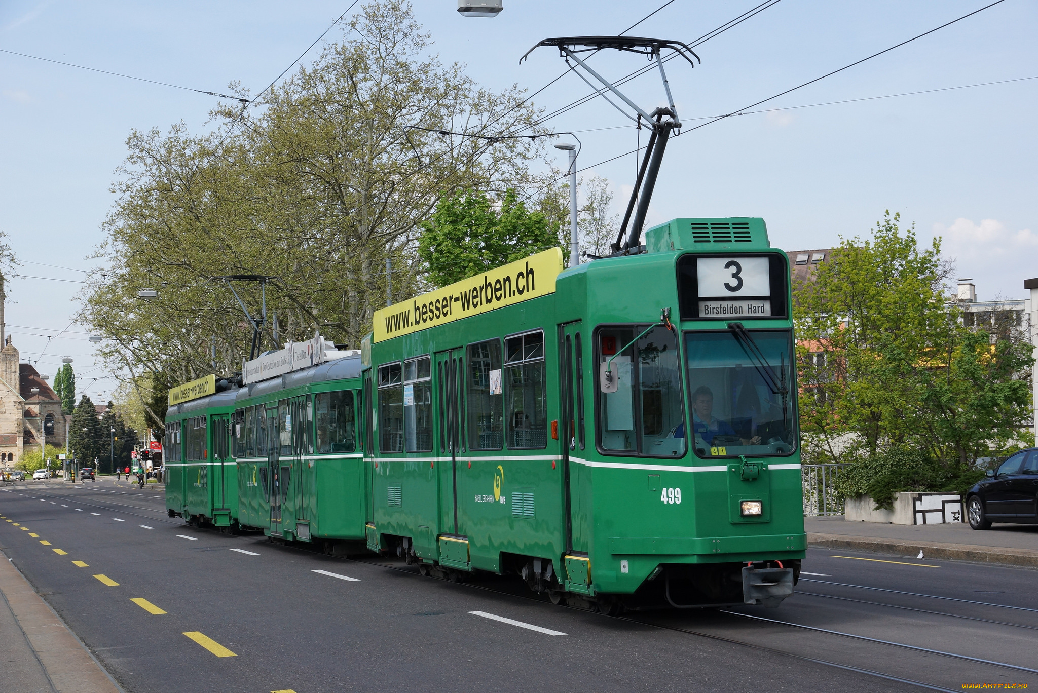 техника, трамваи, трамвай, город, рельсы