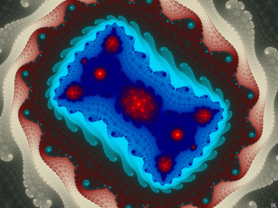 Картинка 3д+графика фракталы+ fractal фон узор цвета