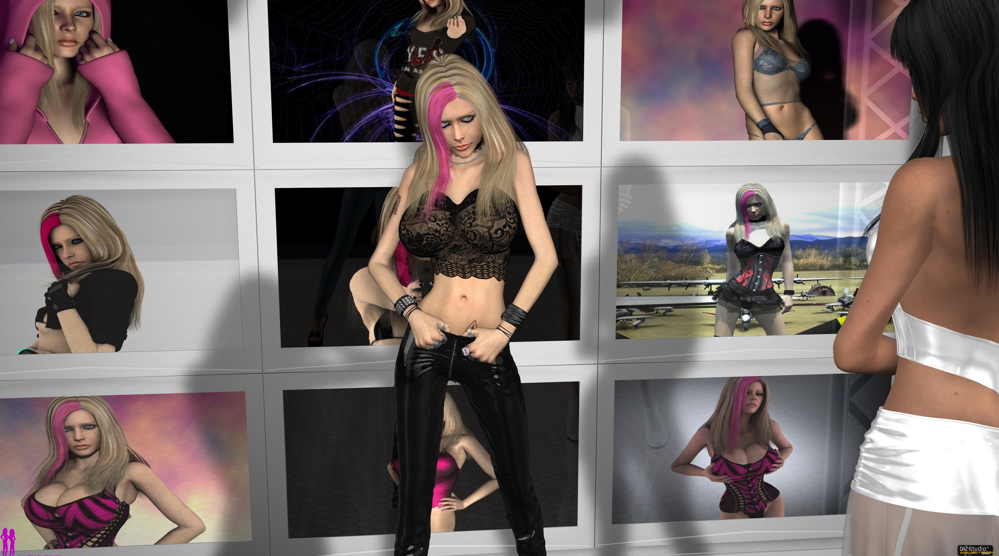 alex, 3д, графика, люди, , people, взгляд, девушка, картины, фон