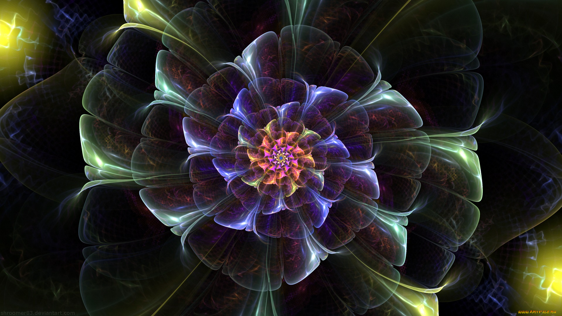 3д, графика, фракталы, , fractal, цвета, фон, узор