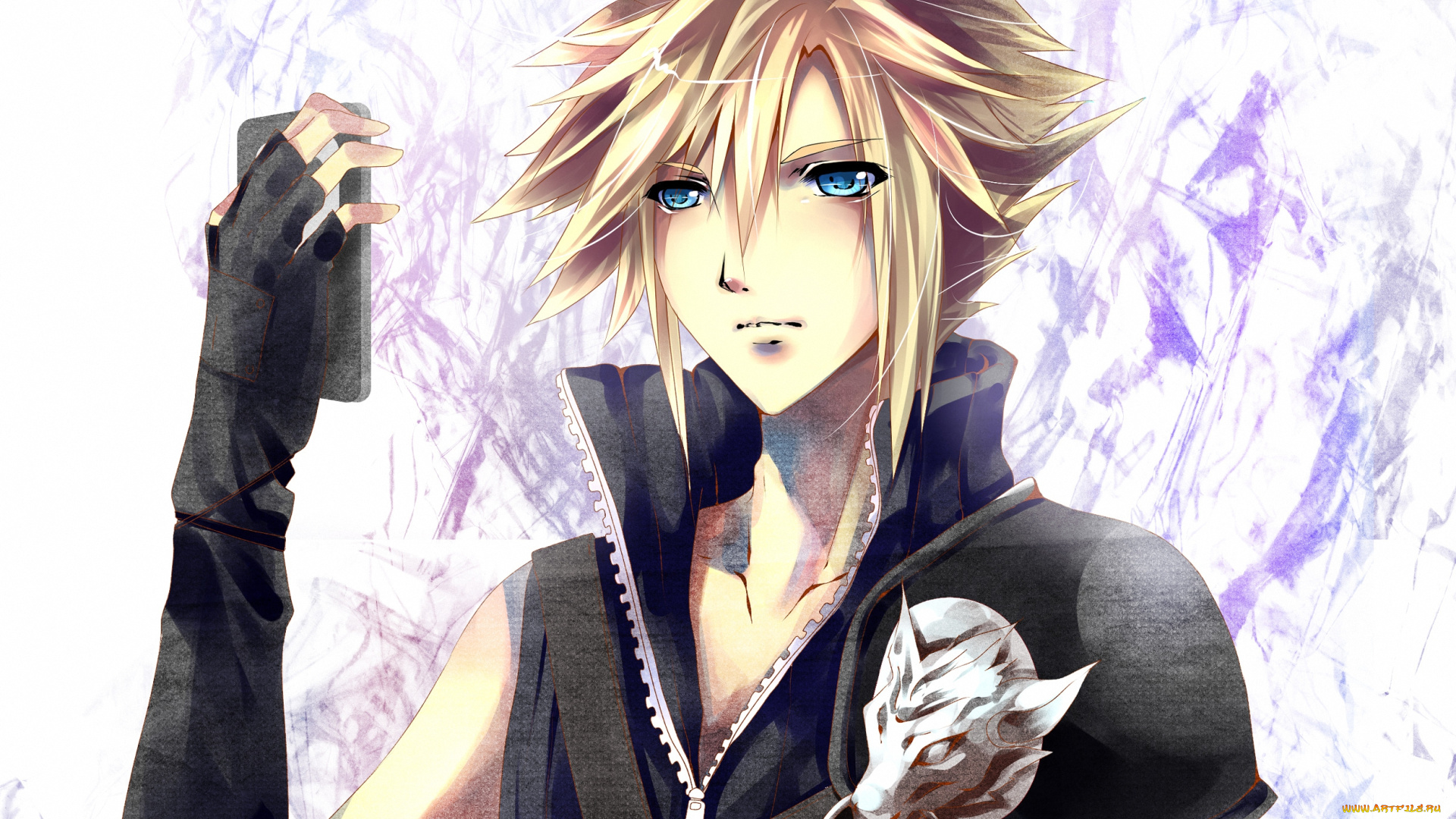 аниме, final, fantasy, парень, воин, strife, cloud