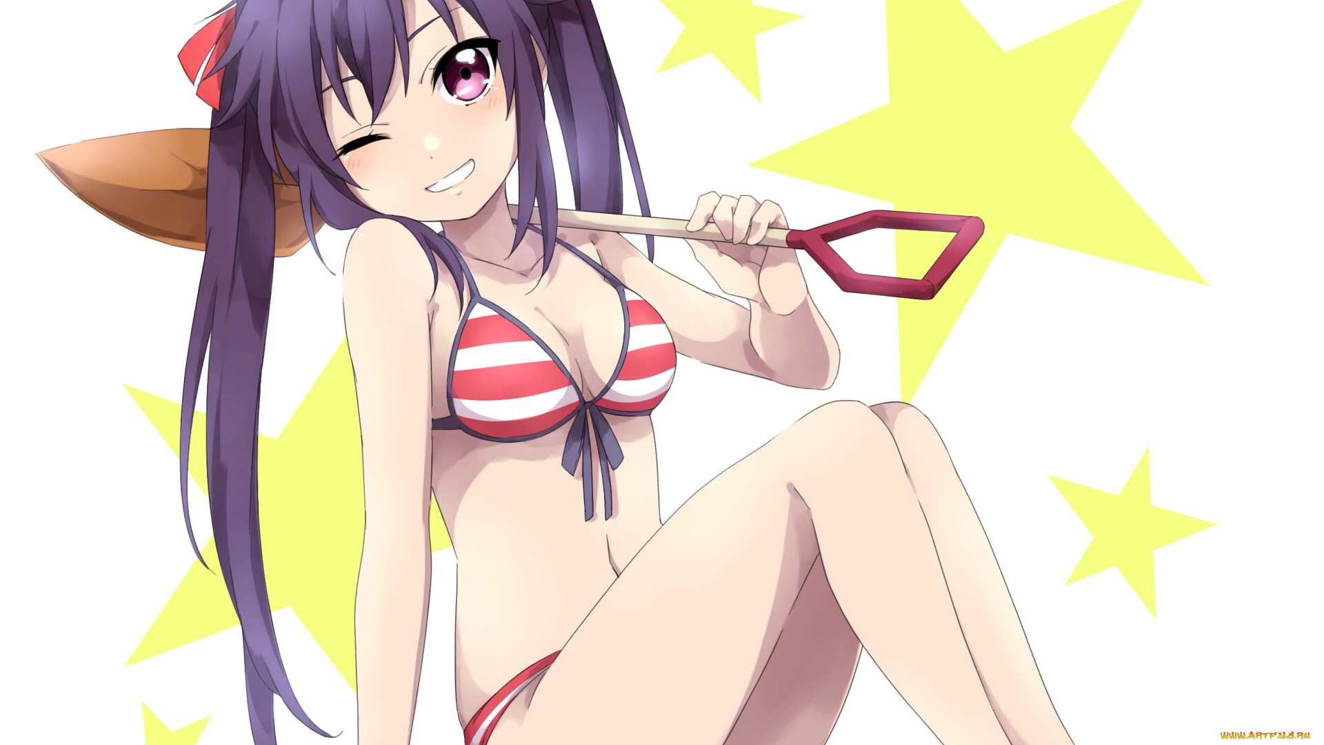 аниме, unknown, , другое, фон, арт, sekina, улыбка, девочка, ebisuzawa, kurumi, gakkou, gurashi