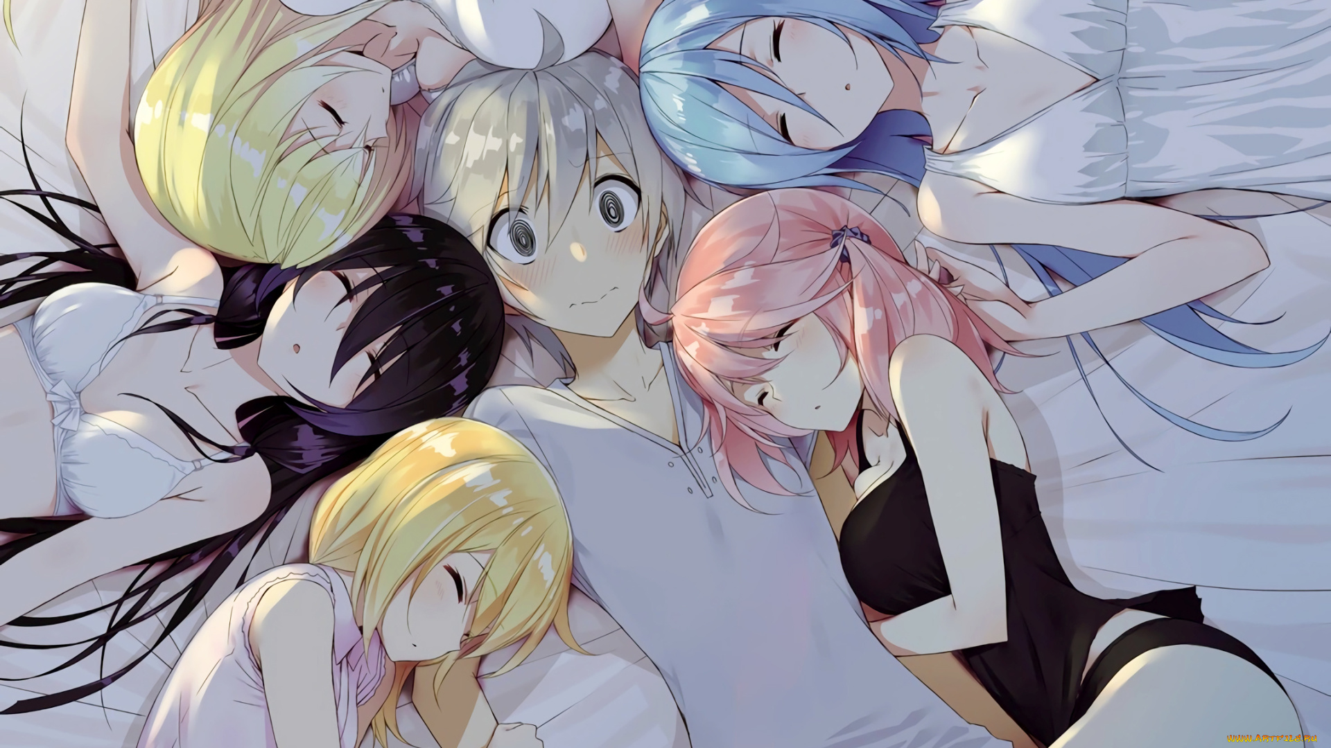 аниме, unknown, , другое, парень, lizharte, atismata, kasuga, ayumu, artist, арт, philphie, aingram, lux, acadia, kirihime, yoruka, celestia, saijaku, muhai, no, bahamut, девушки, krulcifer, einfolk