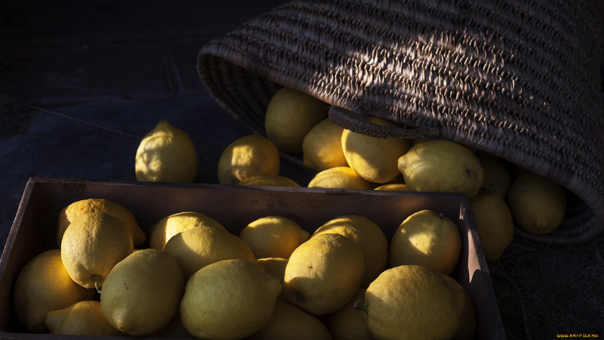 еда, цитрусы, лимоны