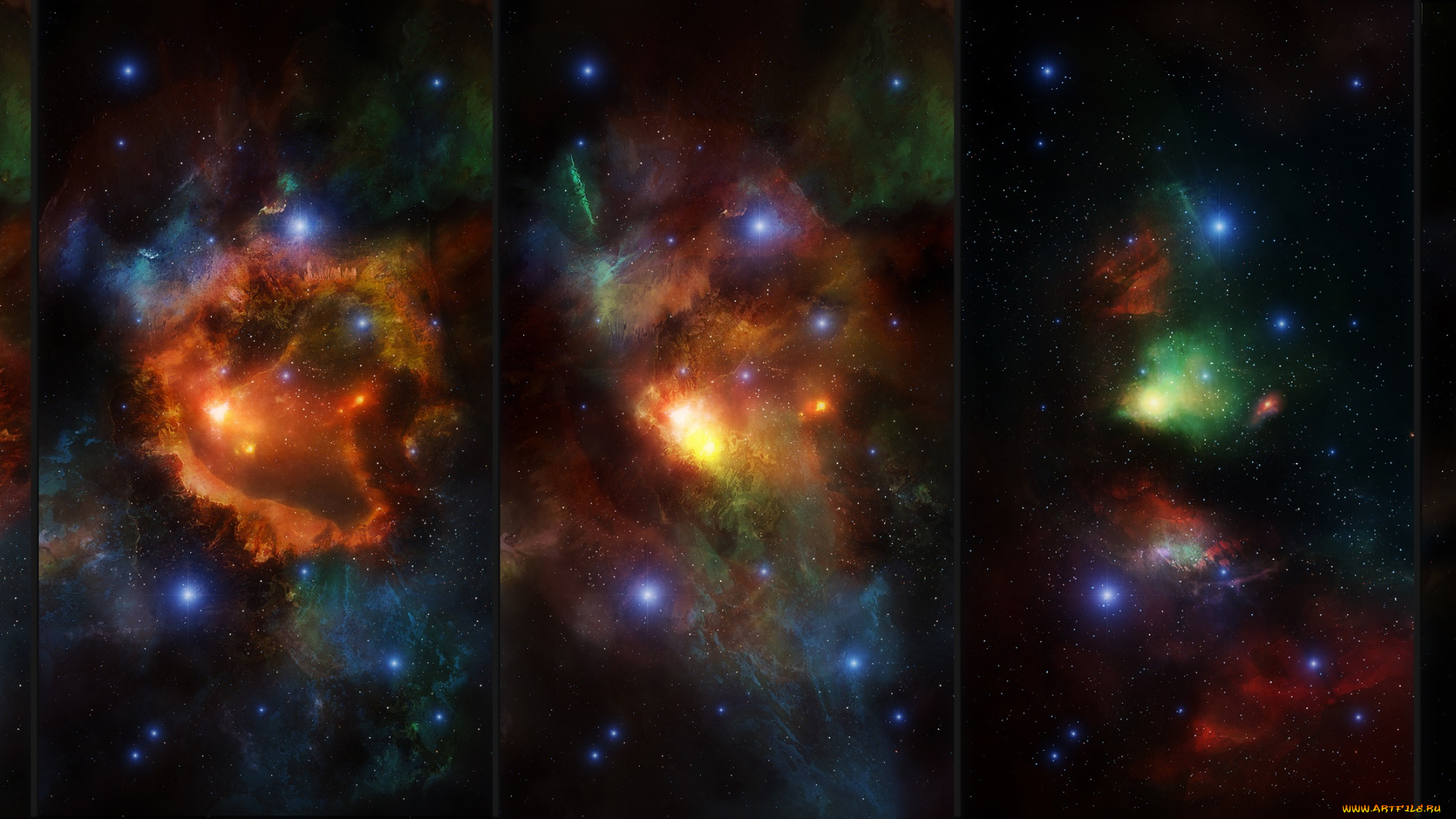 eye, of, odin, космос, арт, галактика, вселенная, звезды, взрыв