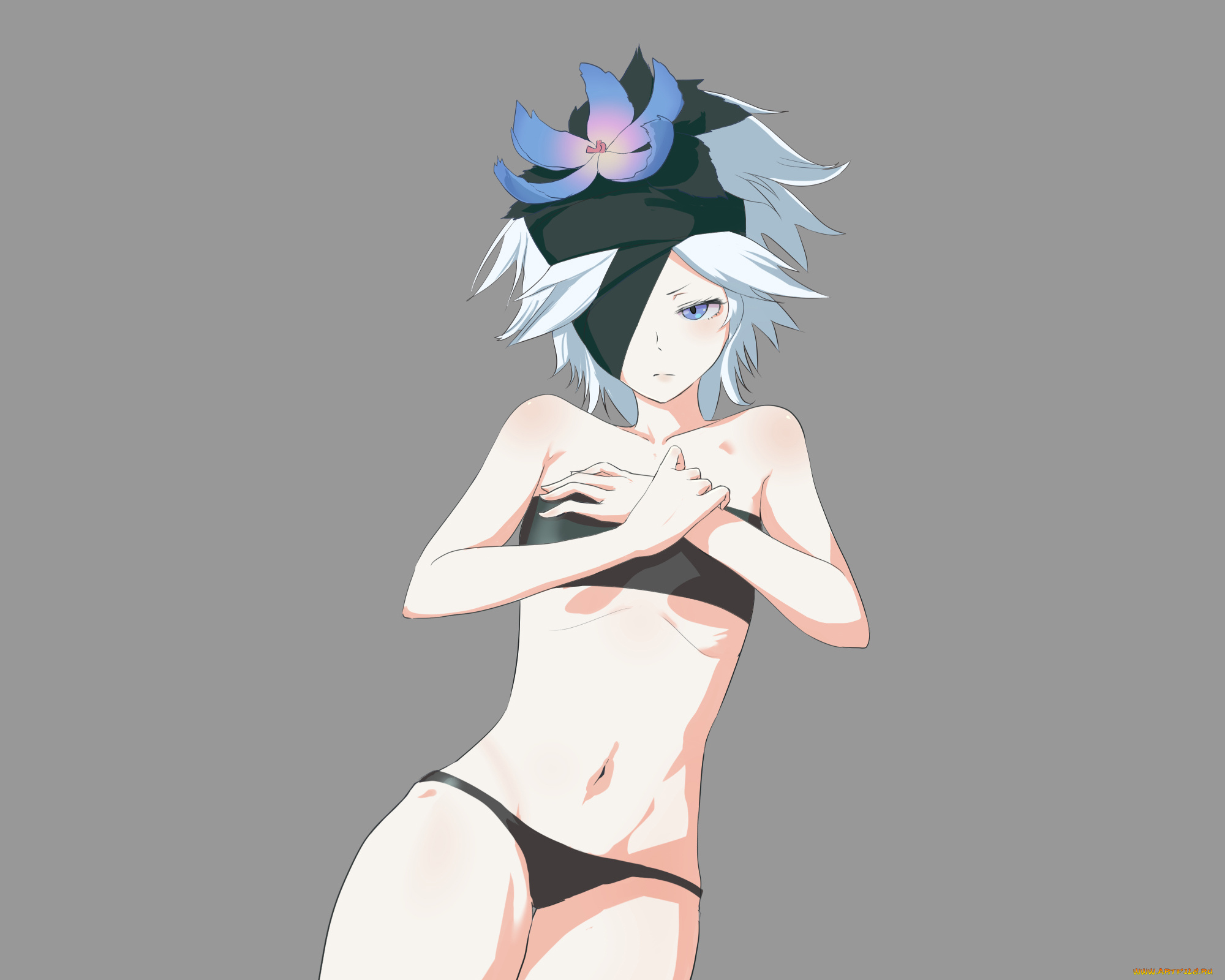 аниме, rokka, no, yuusha, kurororoku, фон, девушка, цветок, арт, flamie, speeddraw, rokka, no, yuusha